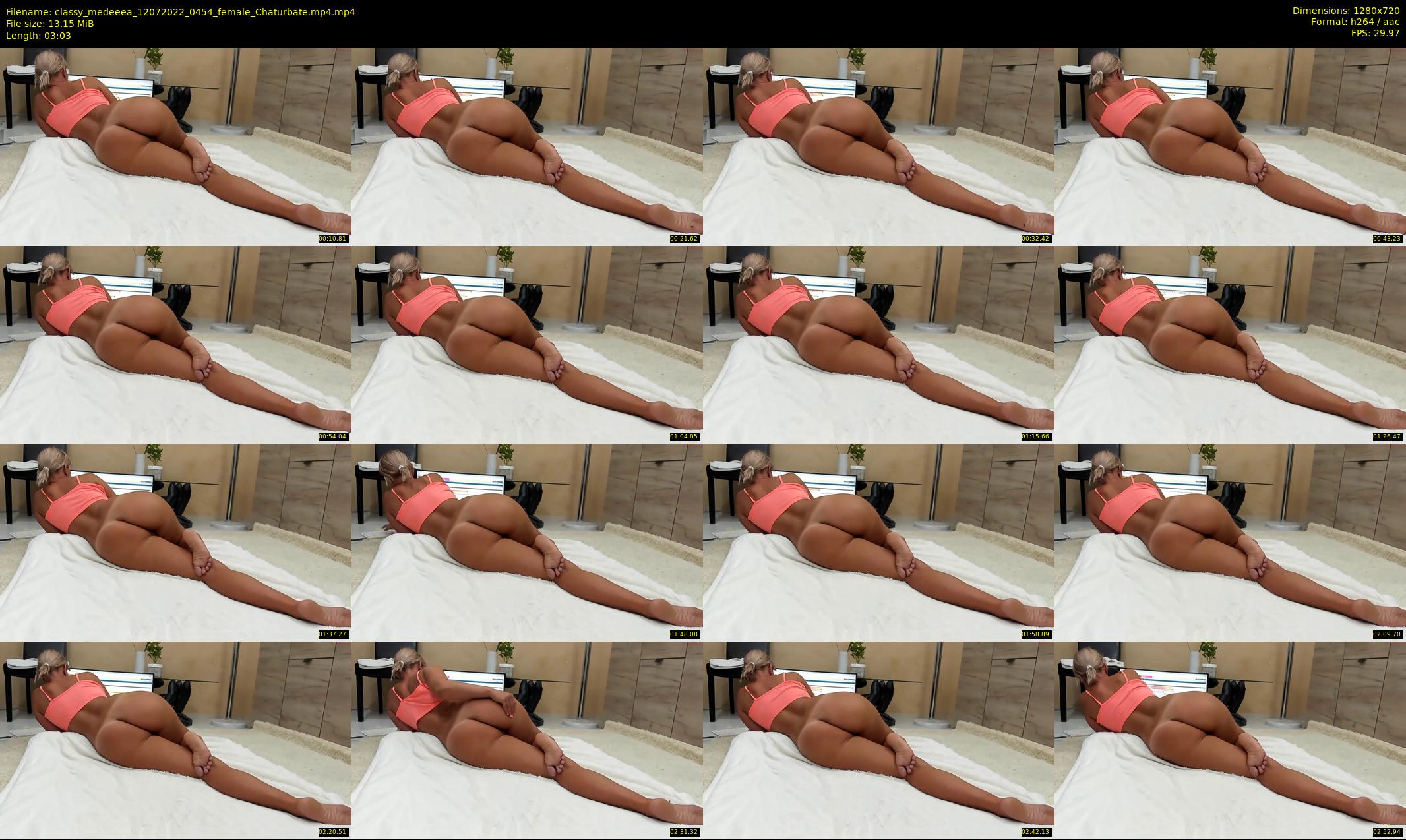 classy_medeeea — 4 minute Chaturbate female cam show recording, 720p, Jul 12, 2022