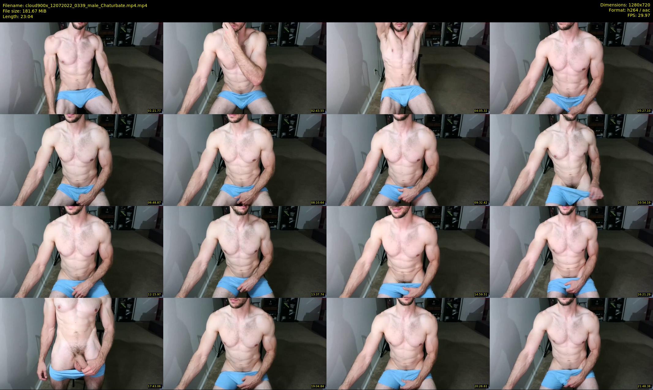 cloud900x — 24 minute Chaturbate male cam show recording, 720p, Jul 12, 2022
