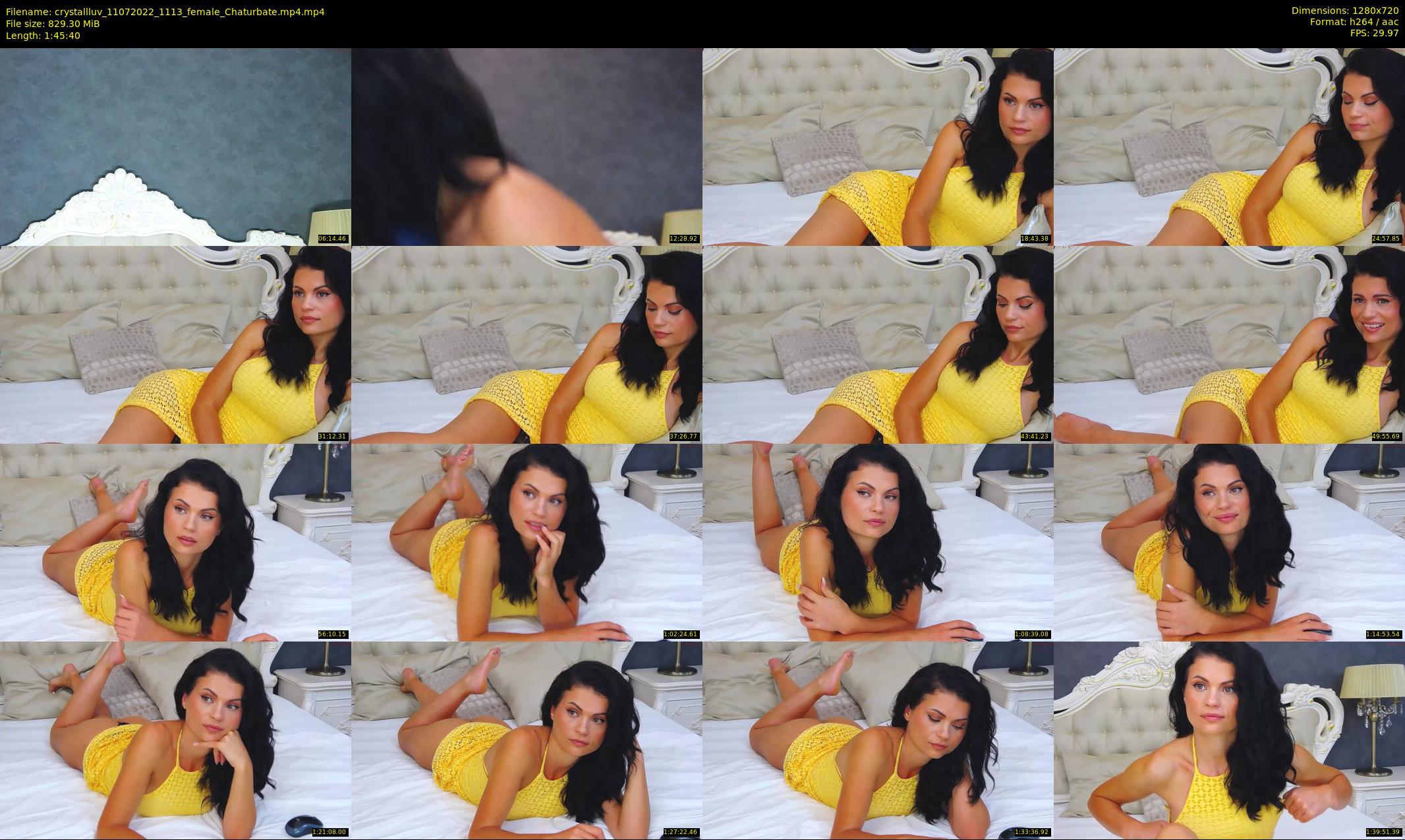 crystallluv — 106 minute Chaturbate female cam show recording, 720p, Jul 11, 2022