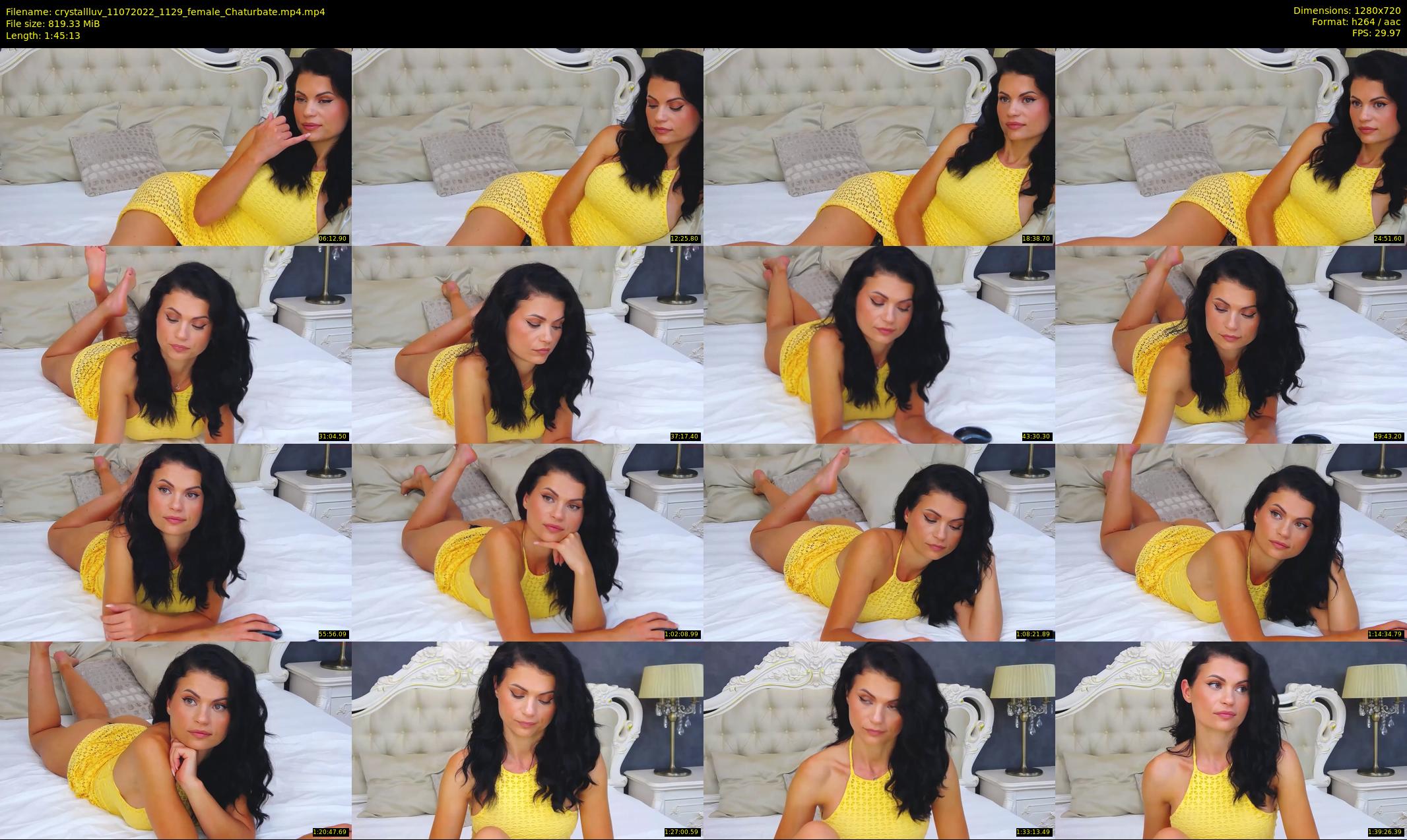 crystallluv — 106 minute Chaturbate female cam show recording, 720p, Jul 11, 2022