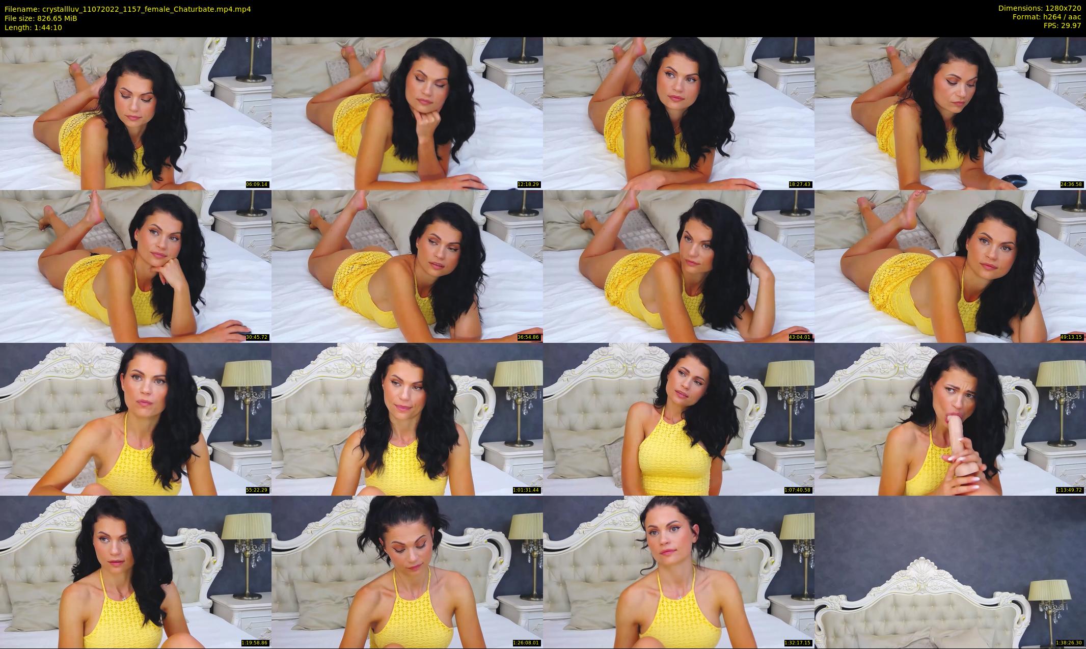 crystallluv — 105 minute Chaturbate female cam show recording, 720p, Jul 11, 2022