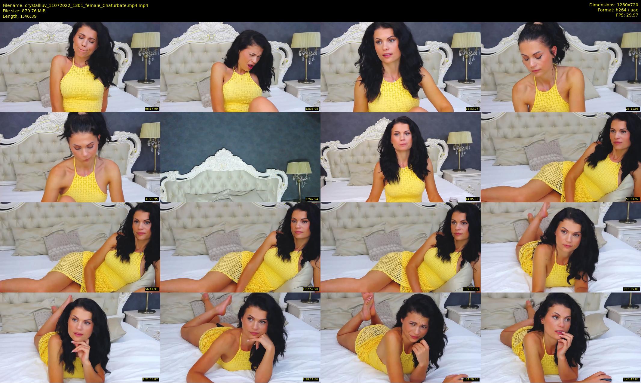 crystallluv — 107 minute Chaturbate female cam show recording, 720p, Jul 11, 2022