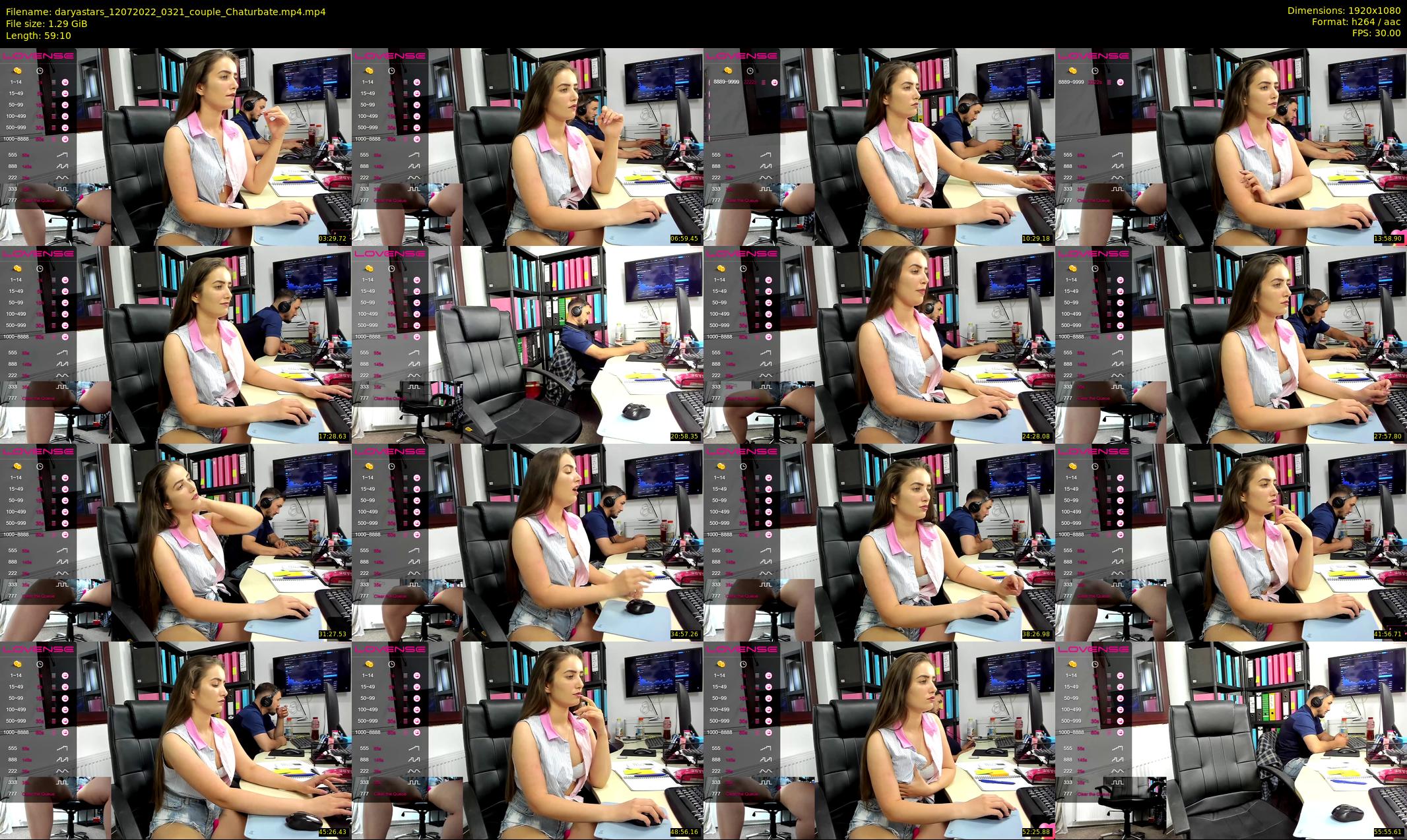 daryastars — 60 minute Chaturbate couple cam show recording, 1080p, Jul 12, 2022