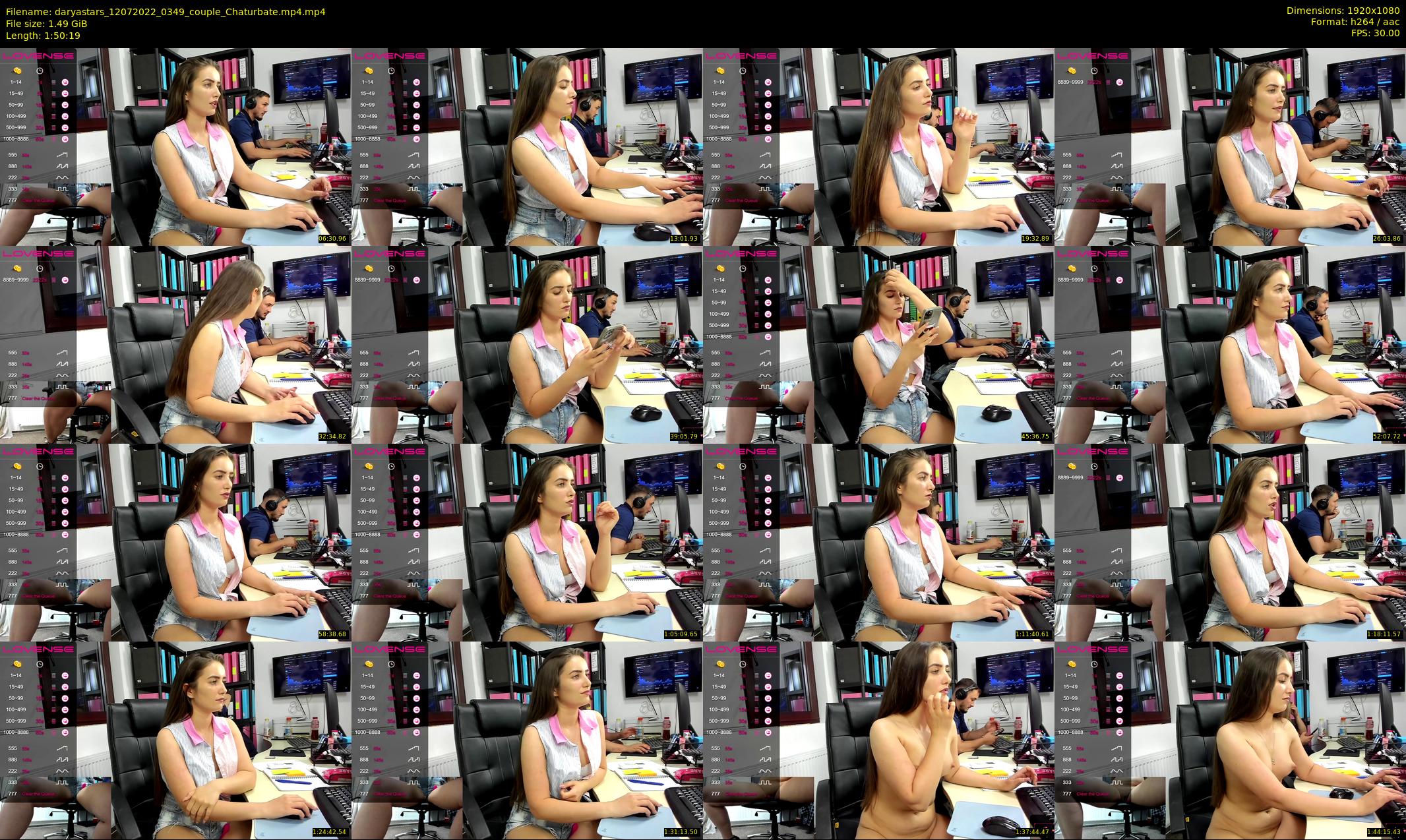 daryastars — 111 minute Chaturbate couple cam show recording, 1080p, Jul 12, 2022