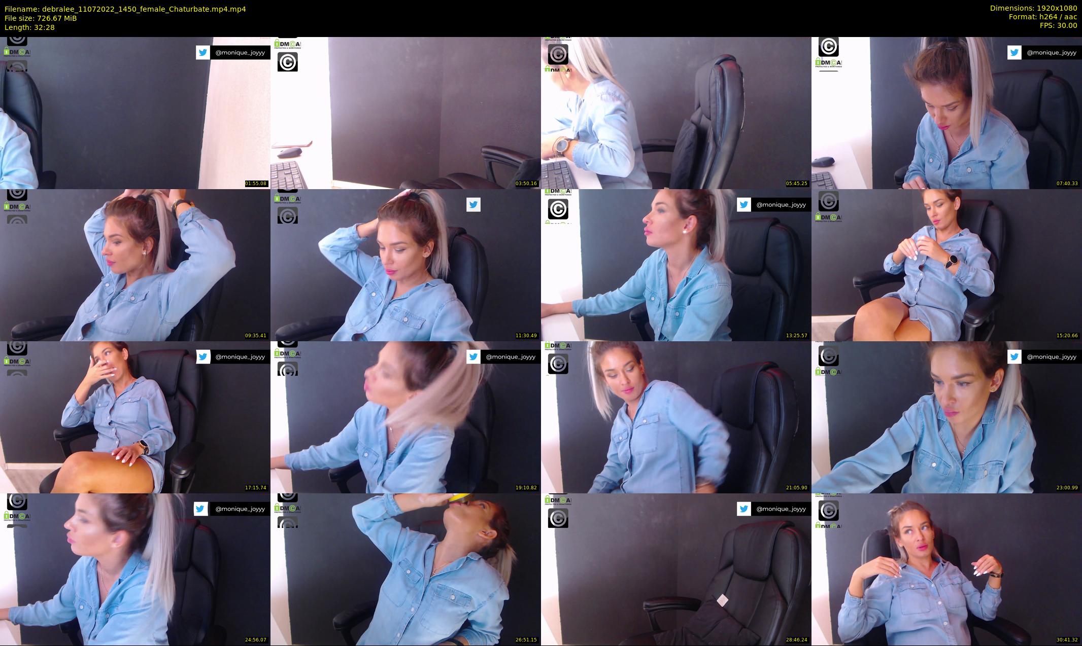 debralee — 33 minute Chaturbate female cam show recording, 1080p, Jul 11, 2022