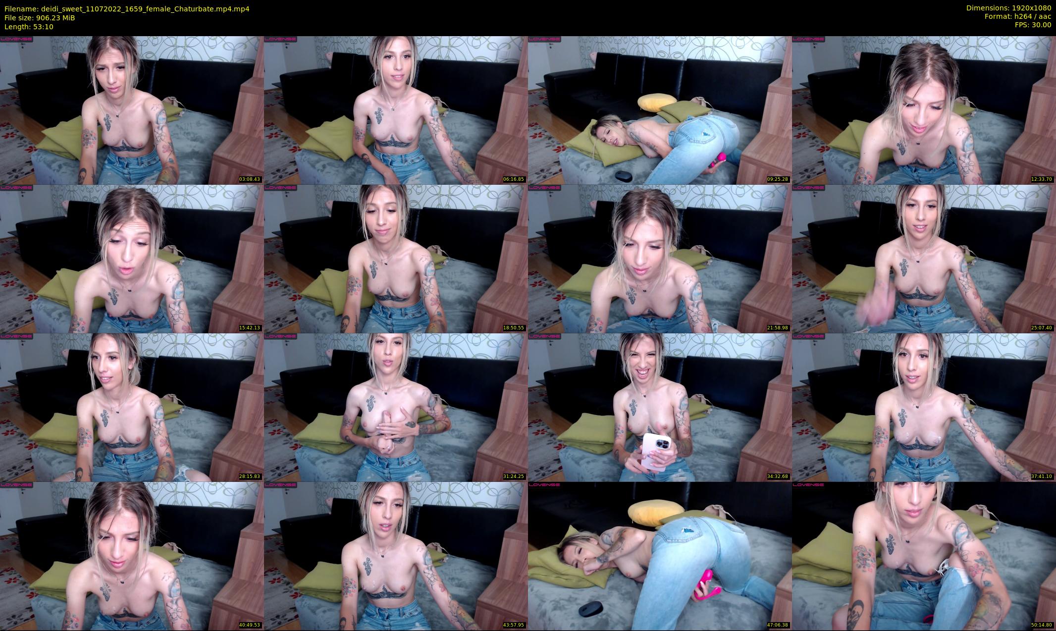 deidi_sweet — 54 minute Chaturbate female cam show recording, 1080p, Jul 11, 2022