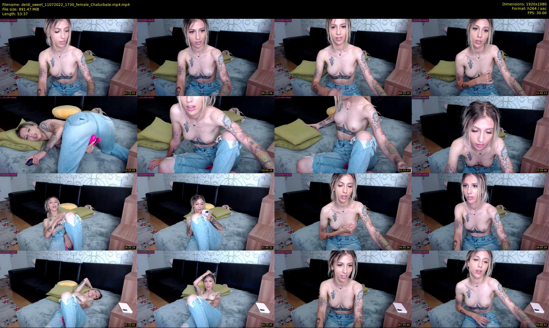 deidi_sweet — 54 minute Chaturbate female cam show recording, 1080p, Jul 11, 2022