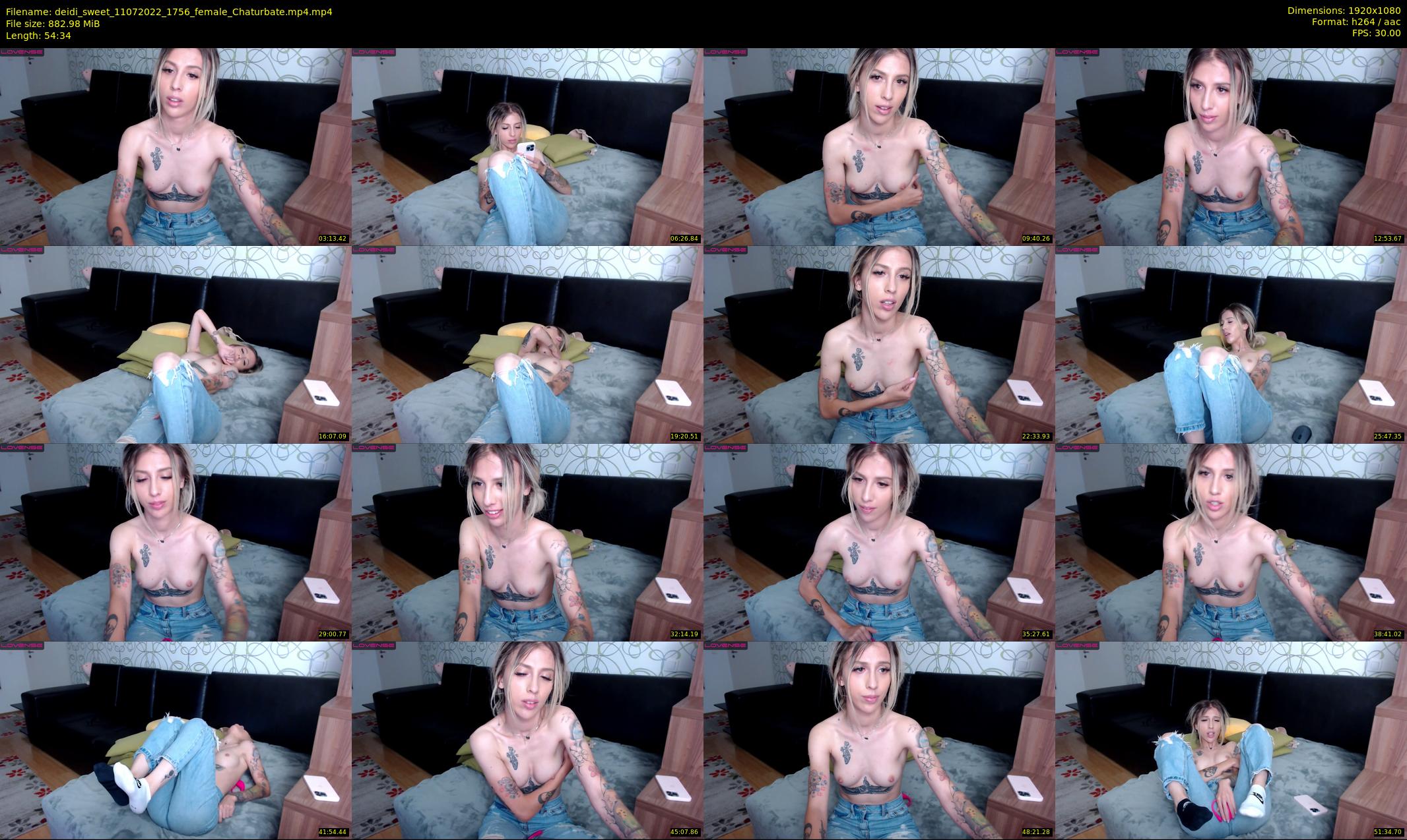 deidi_sweet — 55 minute Chaturbate female cam show recording, 1080p, Jul 11, 2022