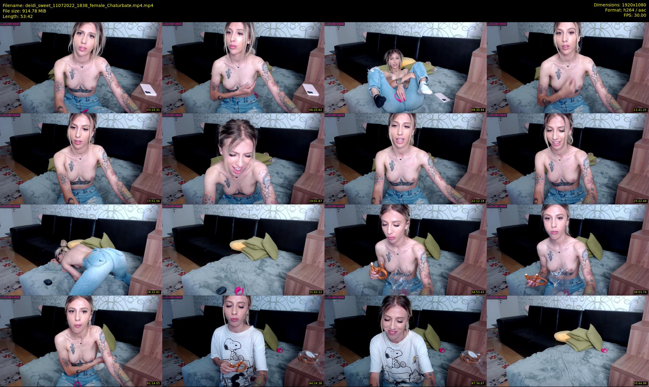 deidi_sweet — 54 minute Chaturbate female cam show recording, 1080p, Jul 11, 2022