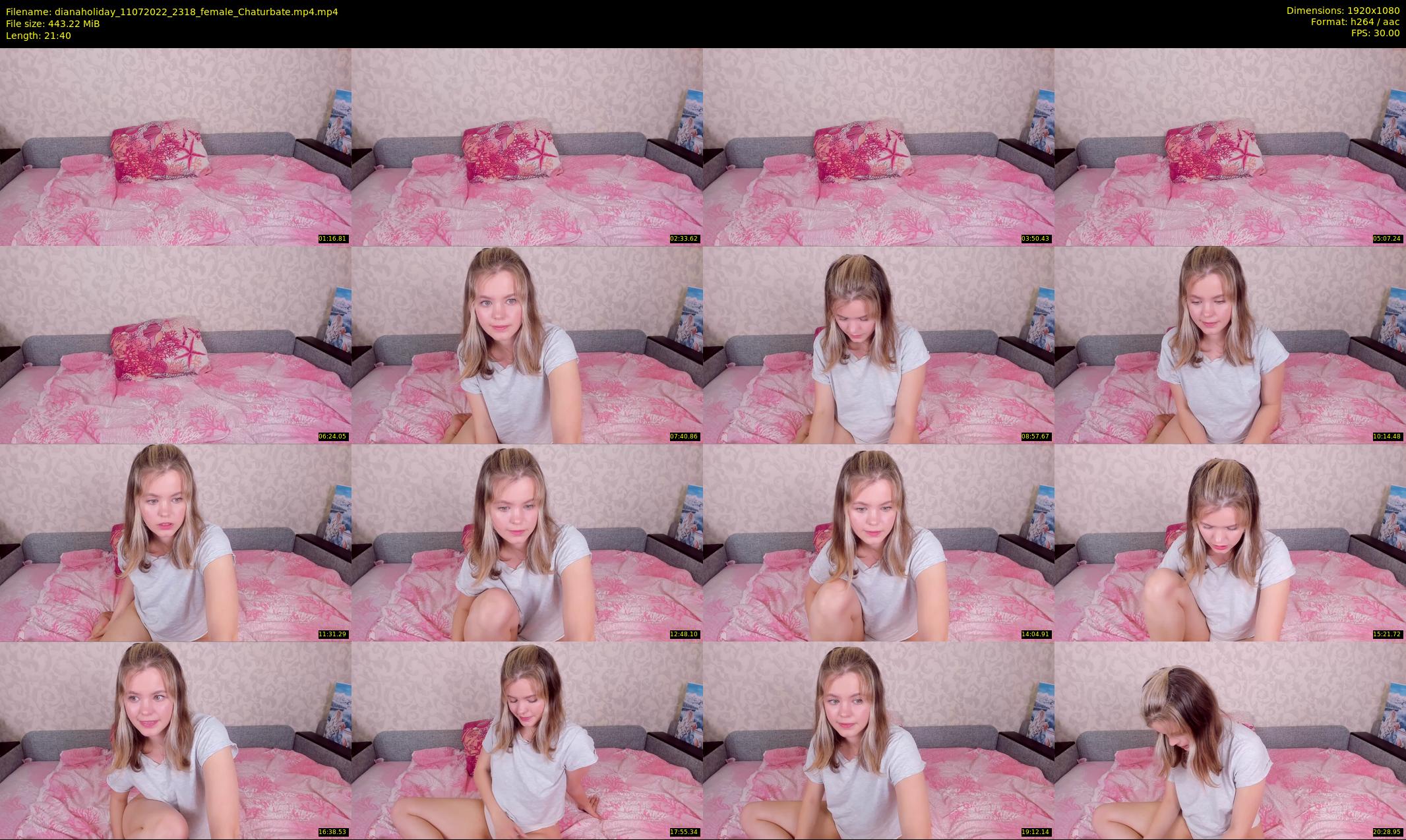 dianaholiday — 22 minute Chaturbate female cam show recording, 1080p, Jul 11, 2022