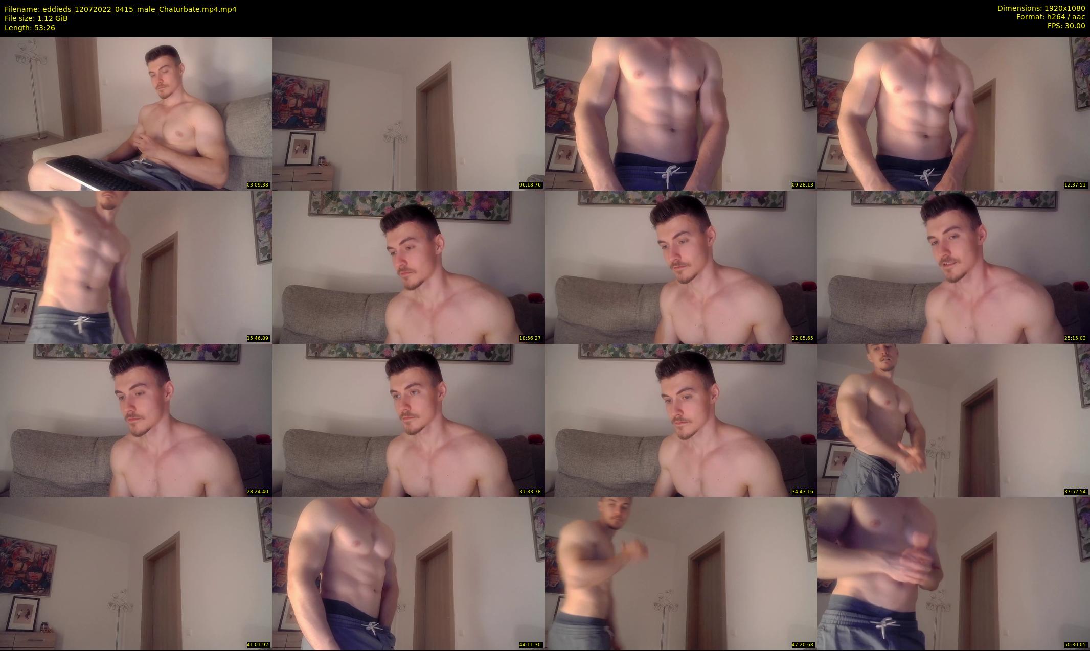 eddieds — 54 minute Chaturbate male cam show recording, 1080p, Jul 12, 2022
