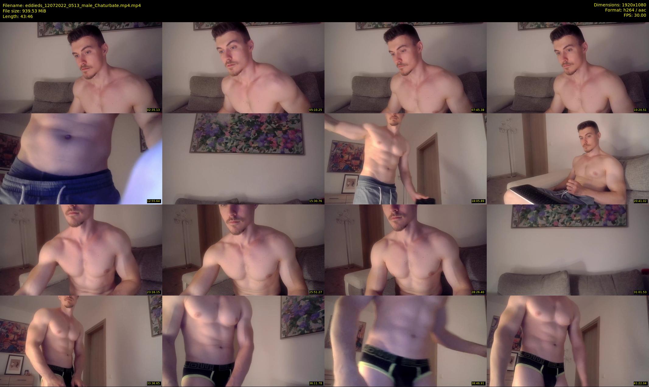 eddieds — 44 minute Chaturbate male cam show recording, 1080p, Jul 12, 2022