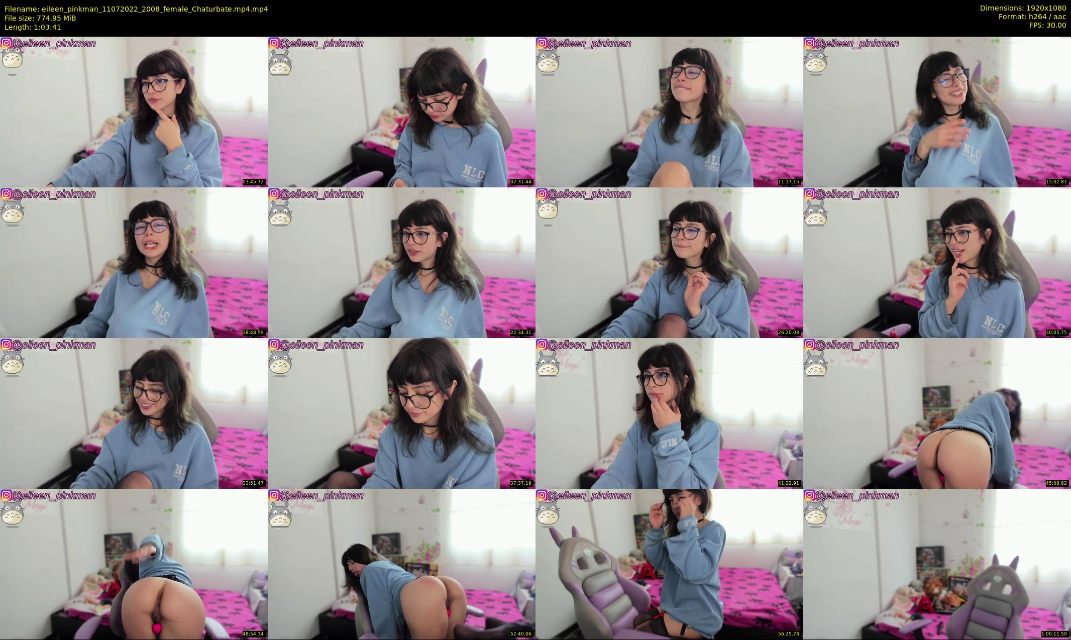 eileen_pinkman — 64 minute Chaturbate female cam show recording, 1080p, Jul 11, 2022