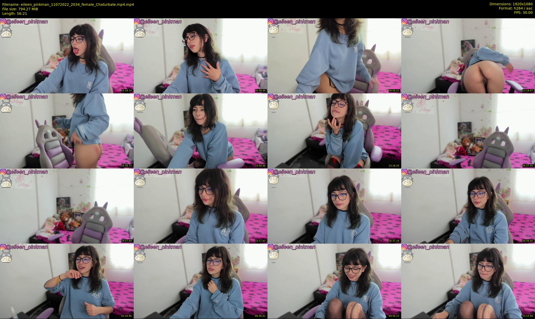 eileen_pinkman — 57 minute Chaturbate female cam show recording, 1080p, Jul 11, 2022
