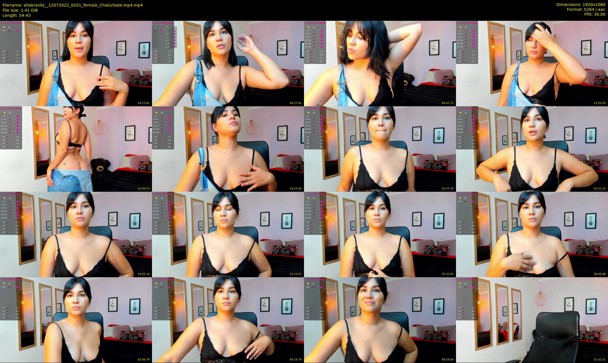 ellakravitz_ — 55 minute Chaturbate female cam show recording, 1080p, Jul 12, 2022