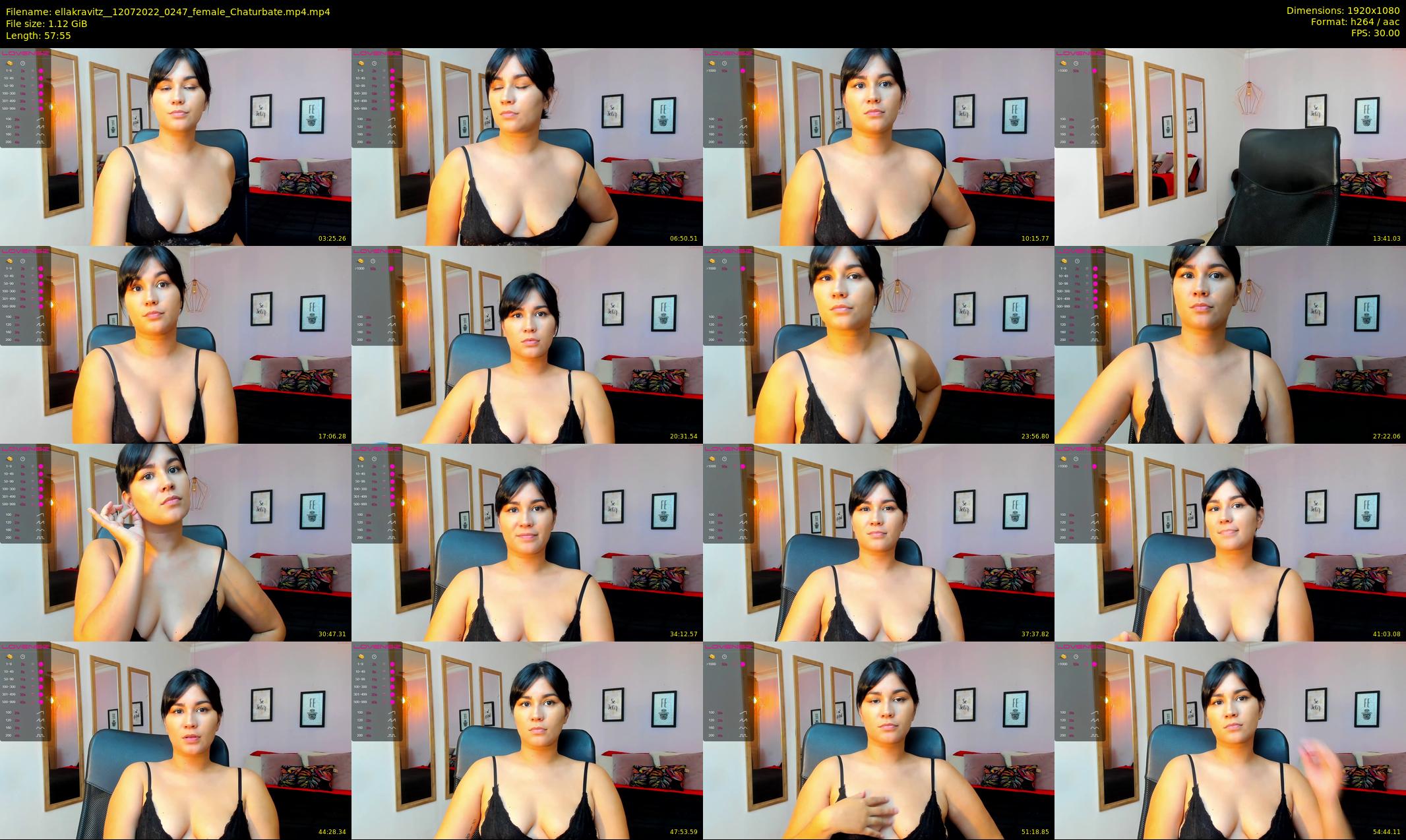 ellakravitz_ — 58 minute Chaturbate female cam show recording, 1080p, Jul 12, 2022