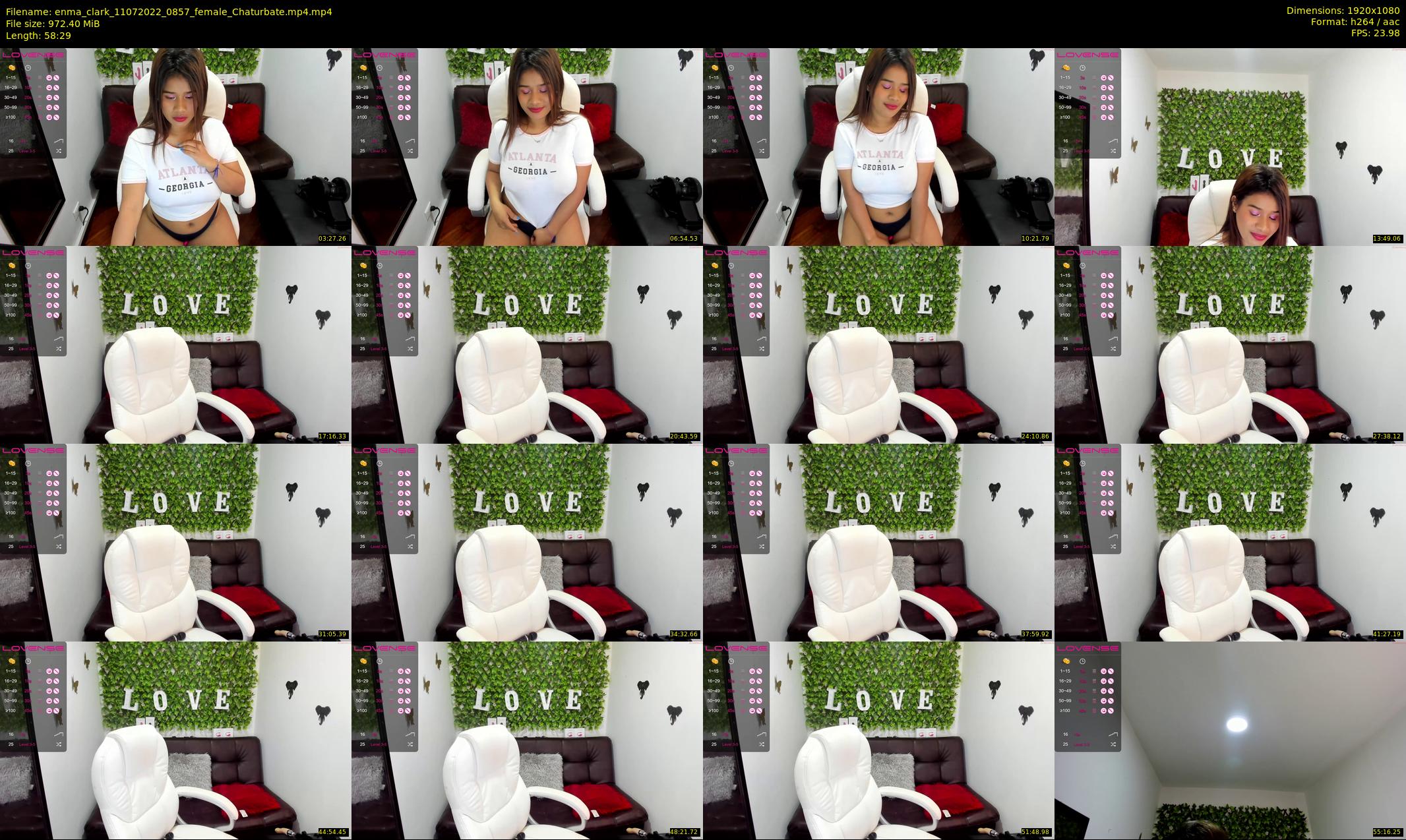 enma_clark — 59 minute Chaturbate female cam show recording, 1080p, Jul 11, 2022
