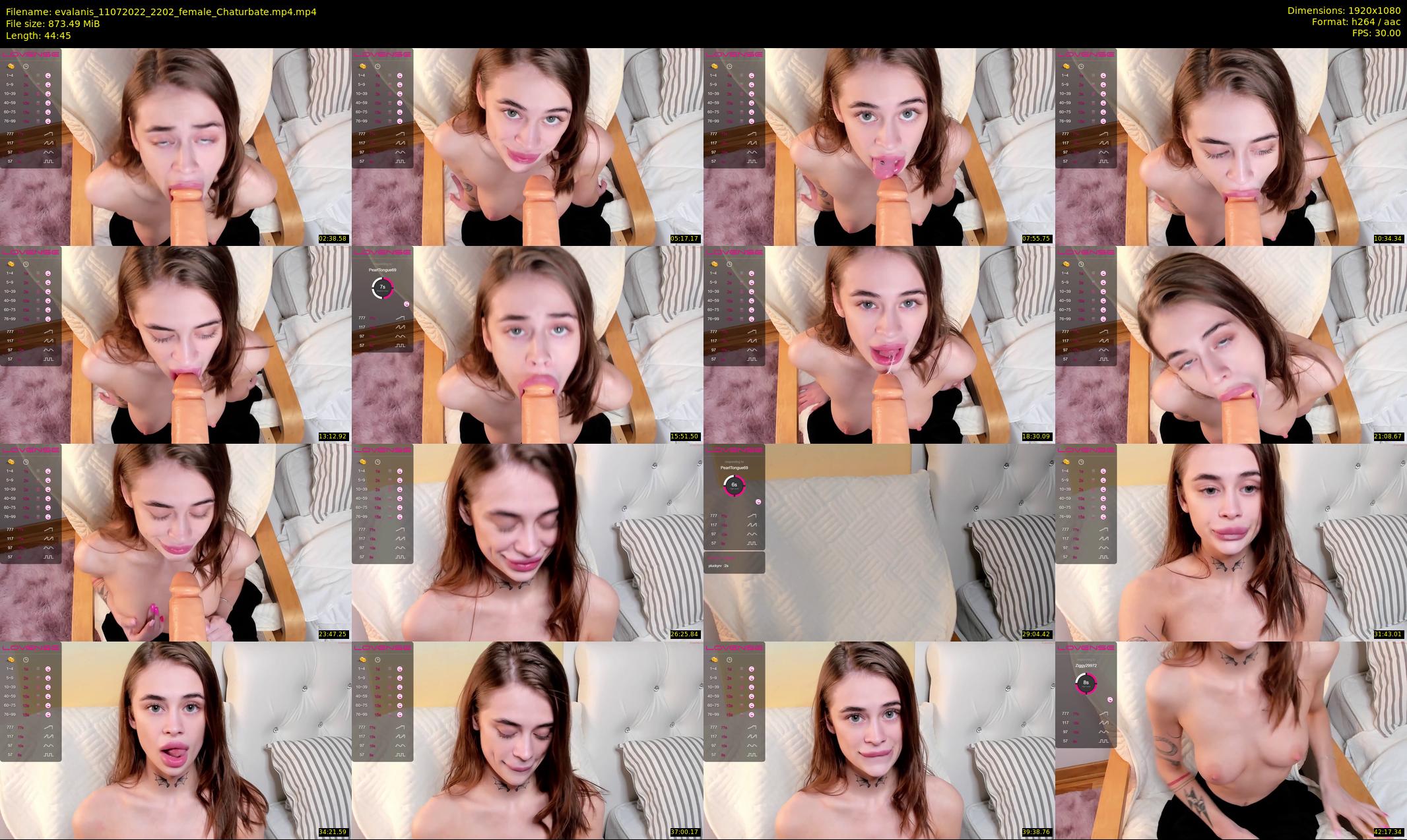 evalanis — 45 minute Chaturbate couple cam show recording, 1080p, Jul 11, 2022