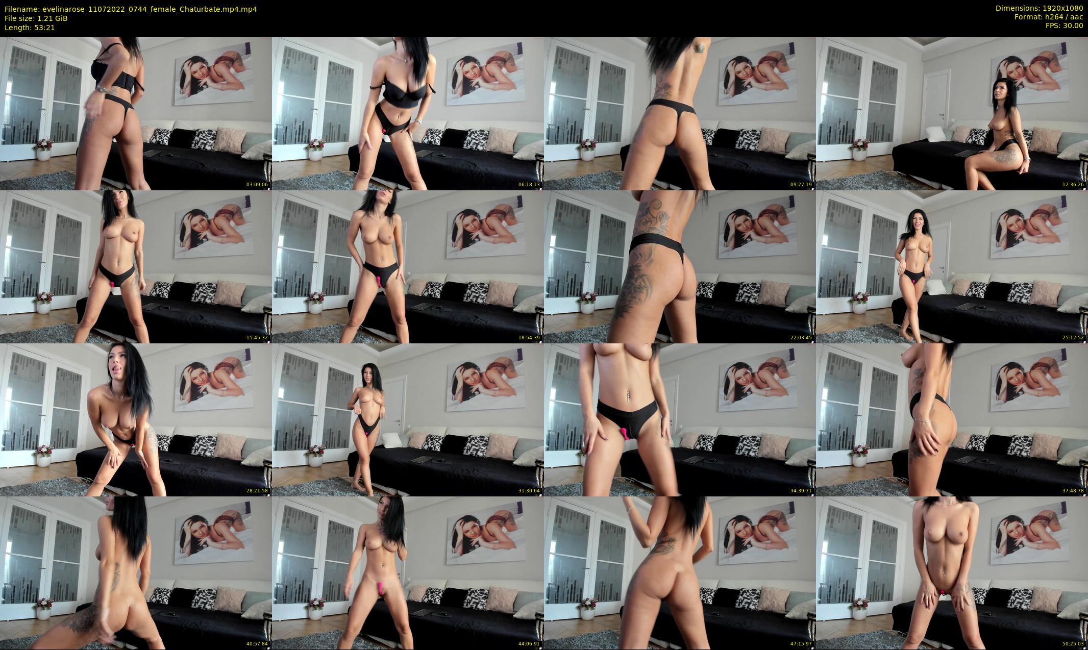 evelinarose — 54 minute Chaturbate female cam show recording, 1080p, Jul 11, 2022