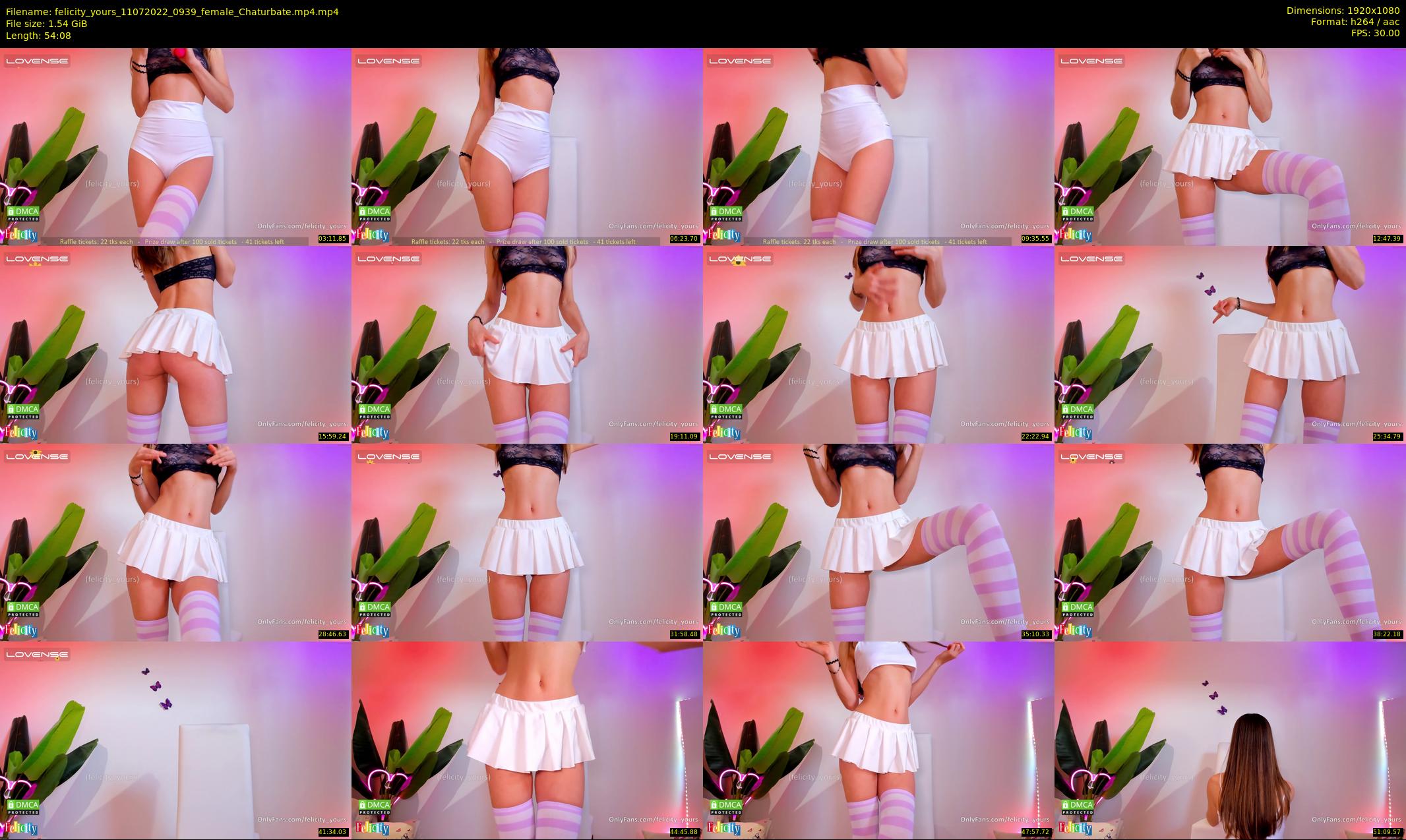 felicity_yours — 55 minute Chaturbate female cam show recording, 1080p, Jul 11, 2022