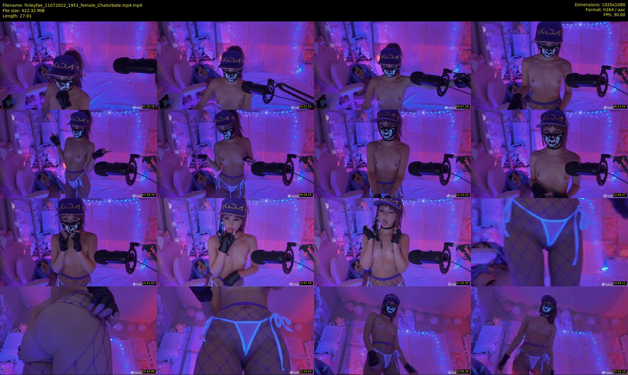 finleyfae — 28 minute Chaturbate female cam show recording, 1080p, Jul 11, 2022
