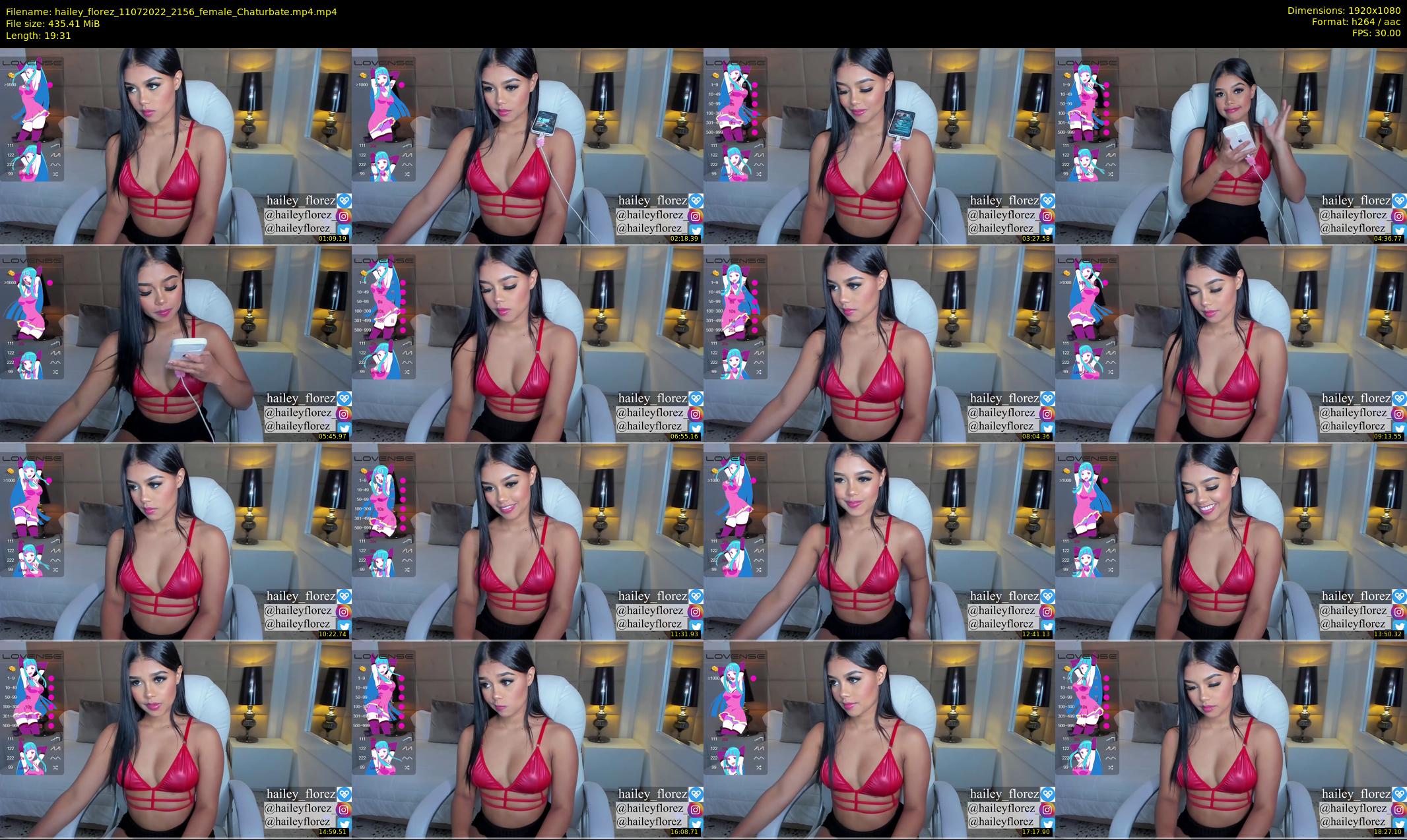 hailey_florez — 20 minute Chaturbate female cam show recording, 1080p, Jul 11, 2022