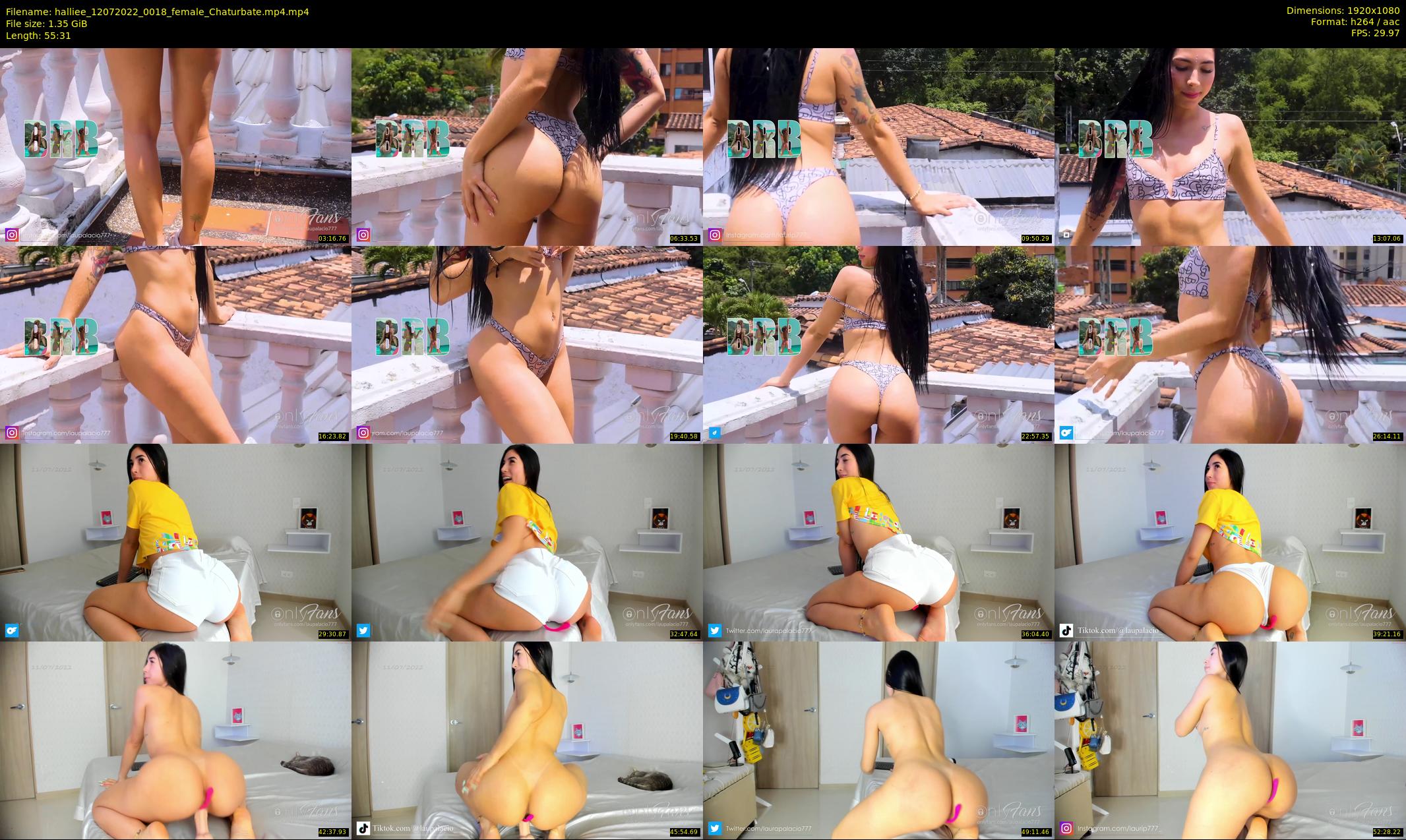 halliee — 56 minute Chaturbate couple cam show recording, 1080p, Jul 12, 2022