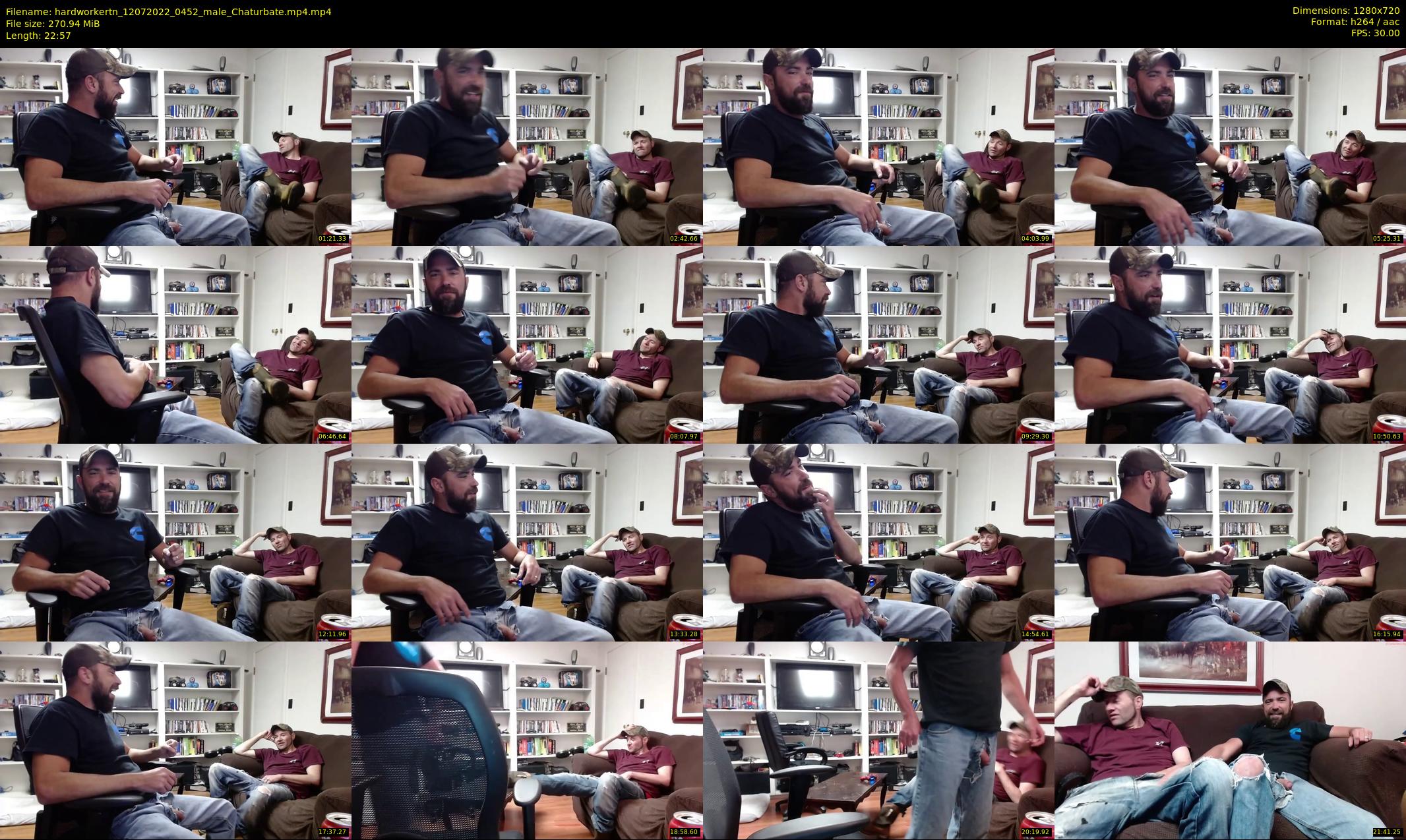 hardworkertn — 23 minute Chaturbate male cam show recording, 720p, Jul 12, 2022