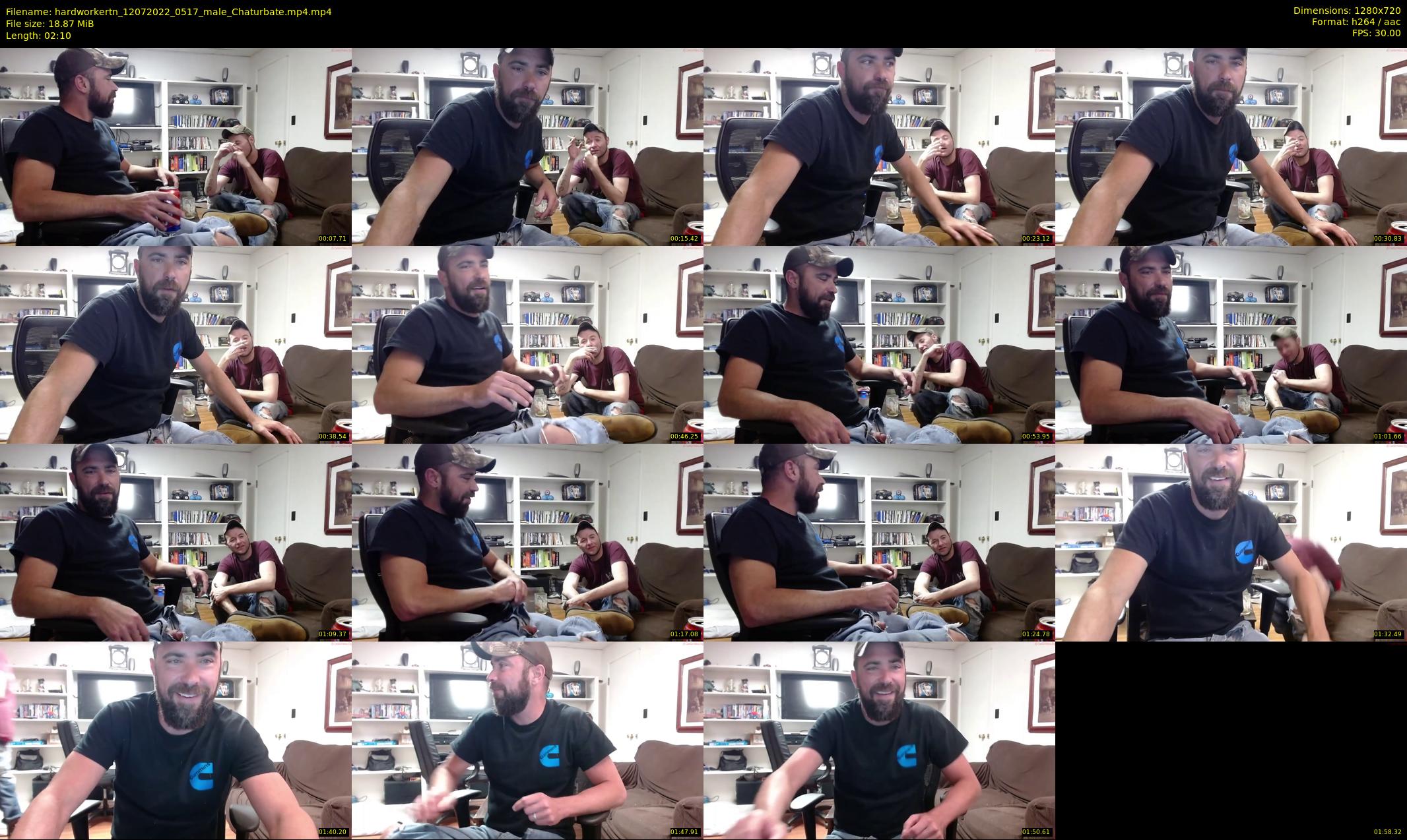 hardworkertn — 3 minute Chaturbate male cam show recording, 720p, Jul 12, 2022