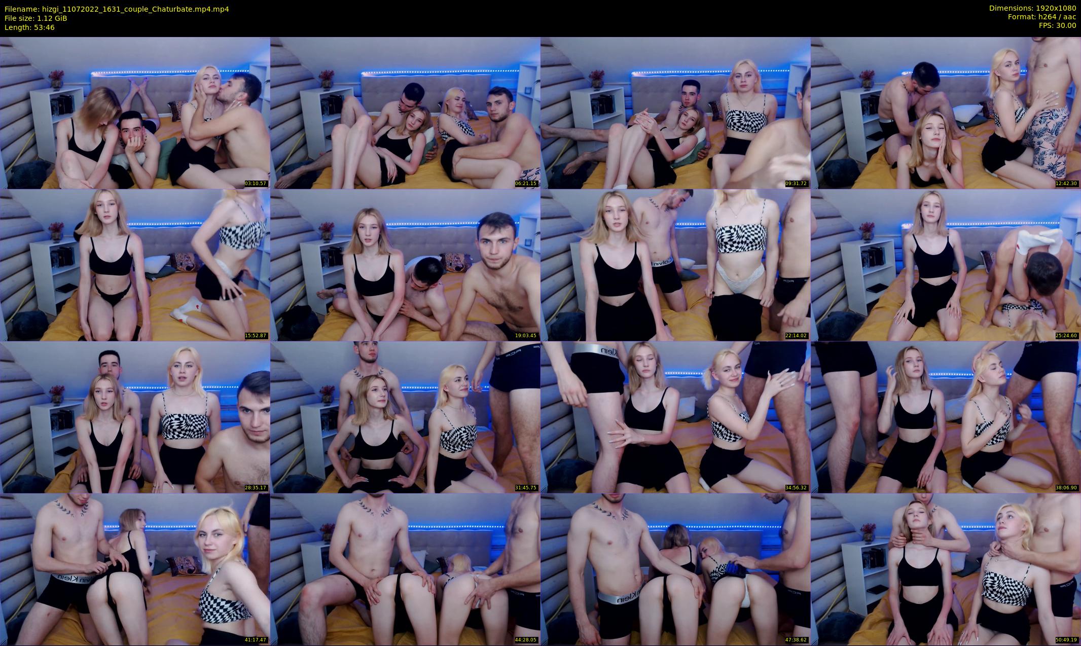 hizgi — 54 minute Chaturbate couple cam show recording, 1080p, Jul 11, 2022