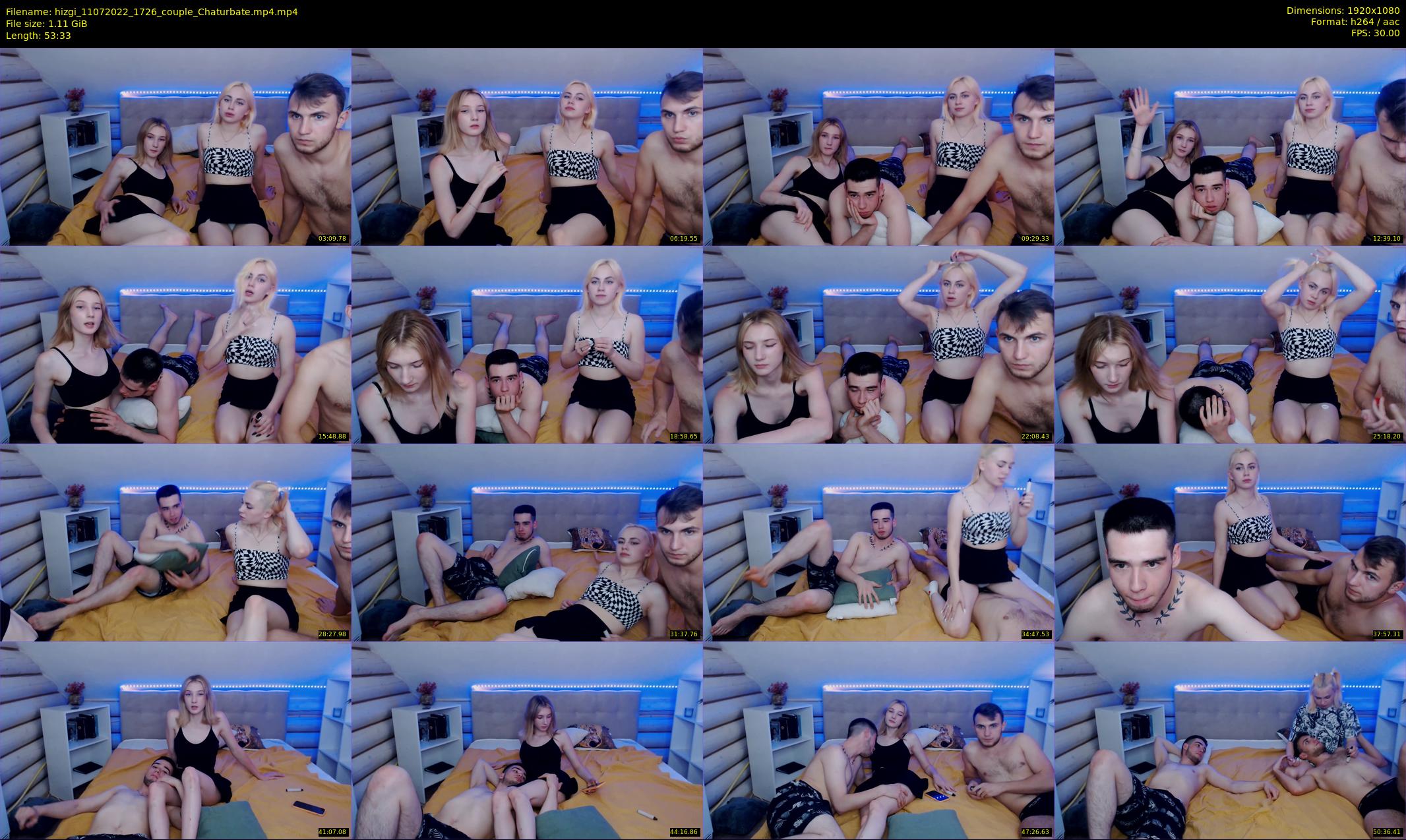 hizgi — 54 minute Chaturbate couple cam show recording, 1080p, Jul 11, 2022