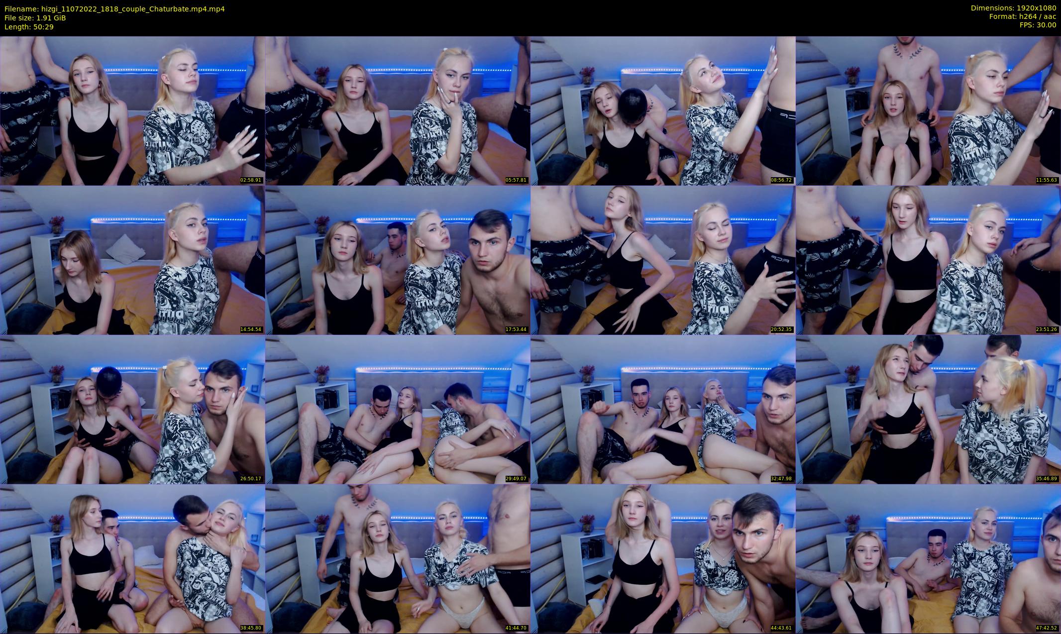 hizgi — 51 minute Chaturbate couple cam show recording, 1080p, Jul 11, 2022