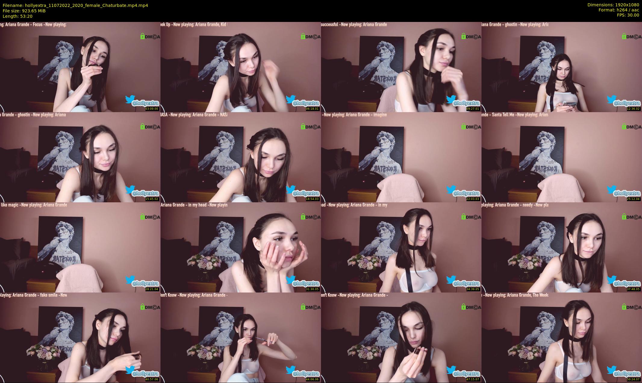 hollyextra — 54 minute Chaturbate female cam show recording, 1080p, Jul 11, 2022