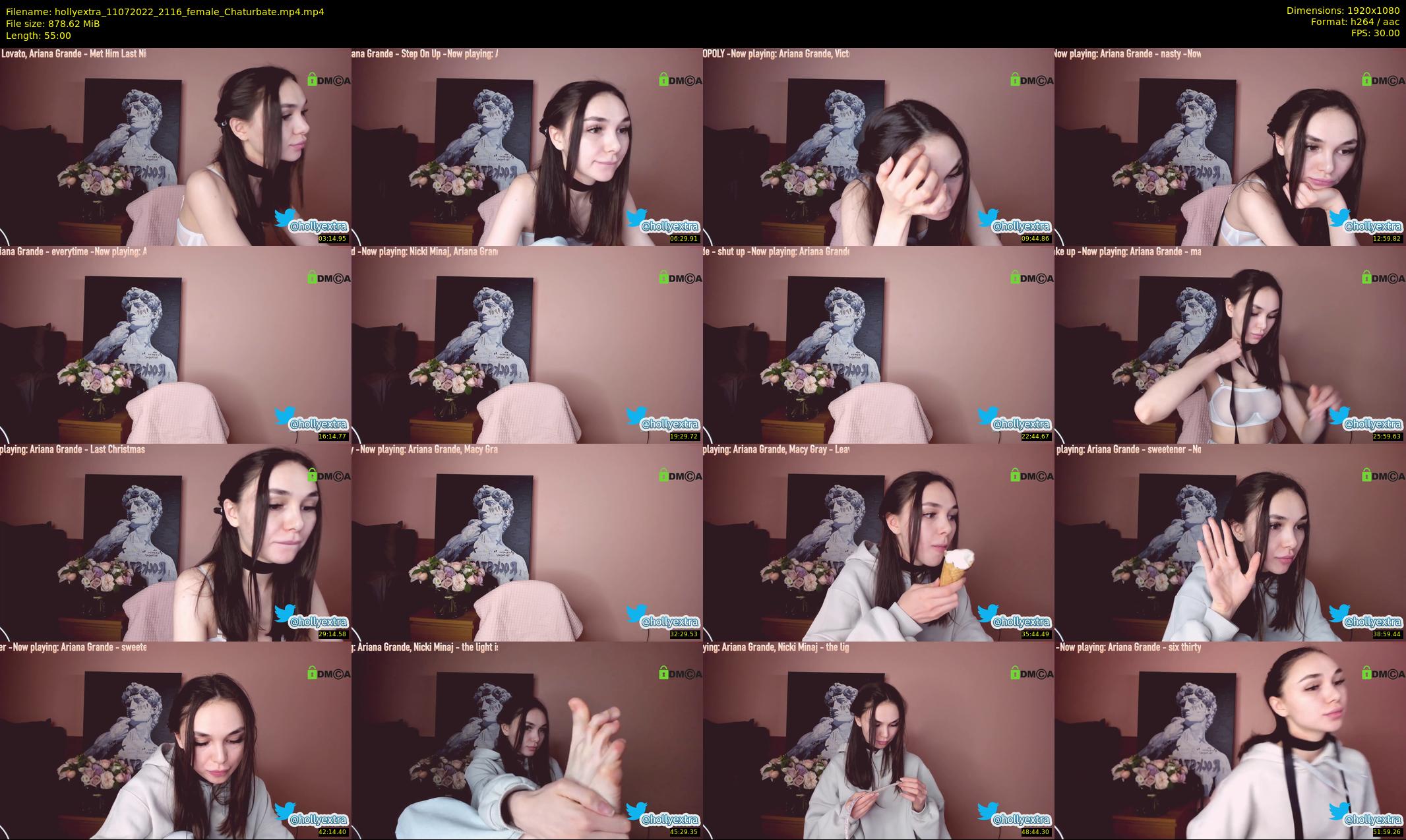 hollyextra — 55 minute Chaturbate female cam show recording, 1080p, Jul 11, 2022
