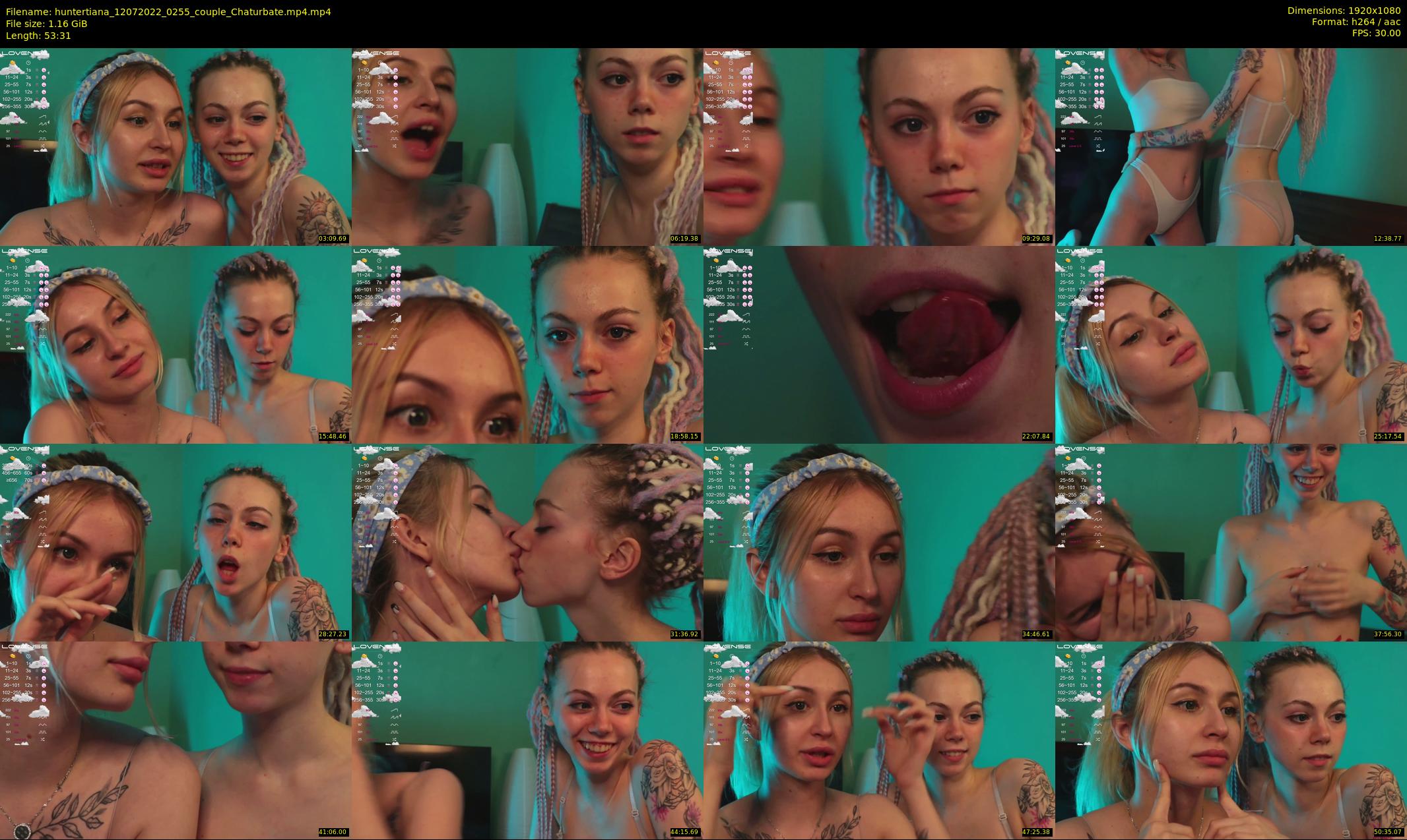 huntertiana — 54 minute Chaturbate female cam show recording, 1080p, Jul 12, 2022