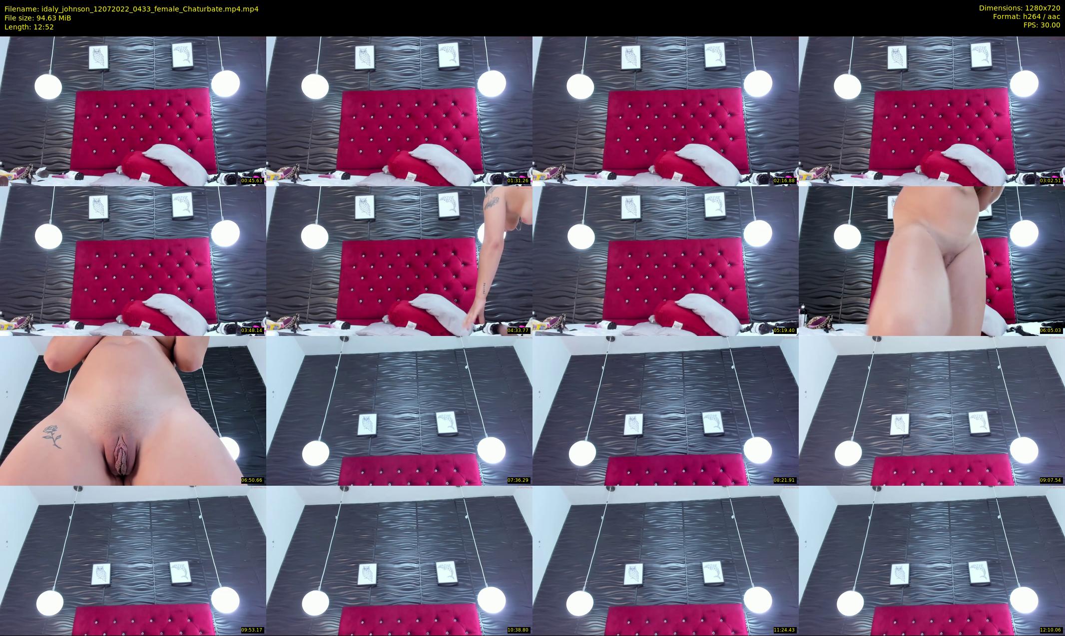 idaly_johnson — 13 minute Chaturbate female cam show recording, 720p, Jul 12, 2022