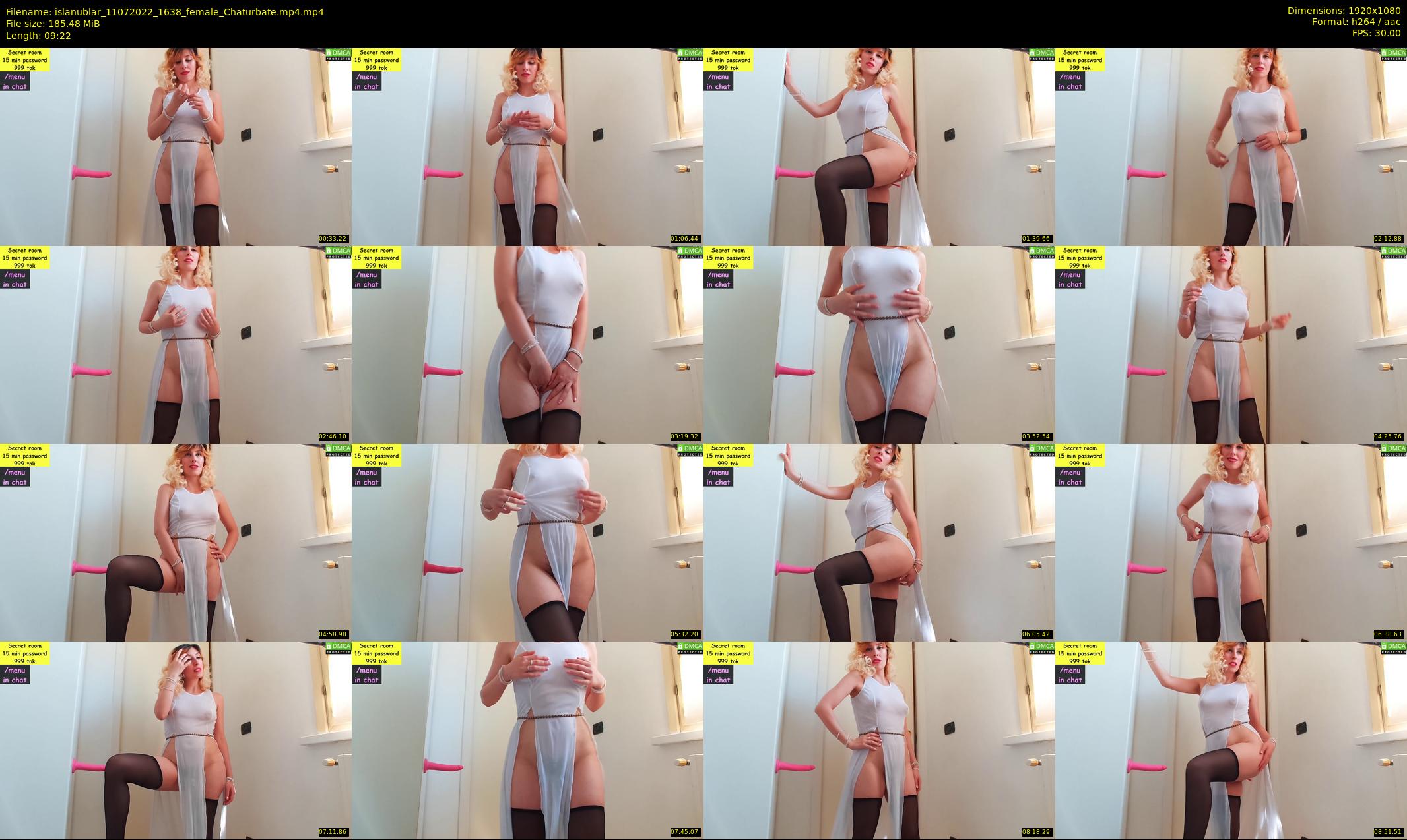 islanublar — 10 minute Chaturbate female cam show recording, 1080p, Jul 11, 2022
