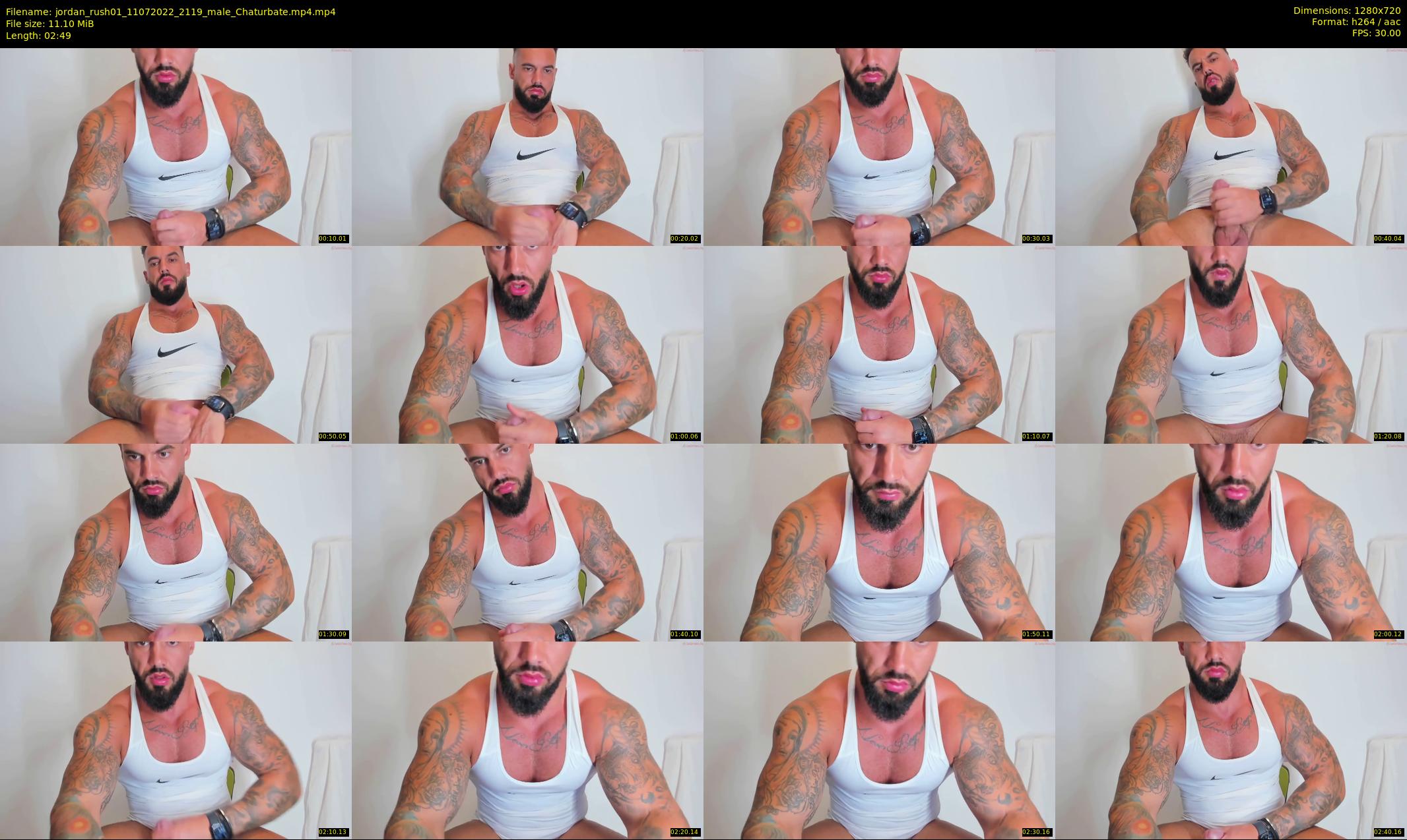 jordan_rush01 — 3 minute Chaturbate male cam show recording, 720p, Jul 11, 2022