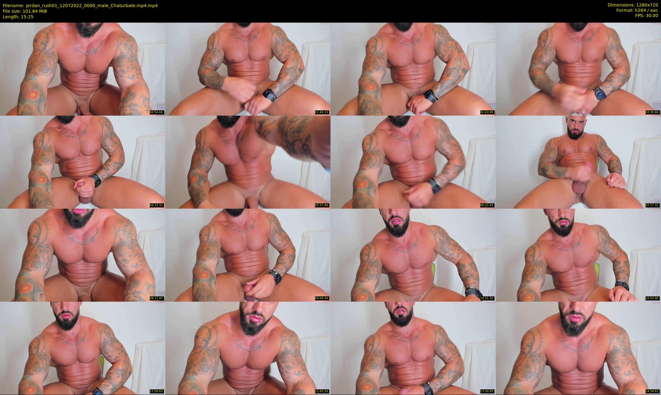 jordan_rush01 — 16 minute Chaturbate male cam show recording, 720p, Jul 12, 2022