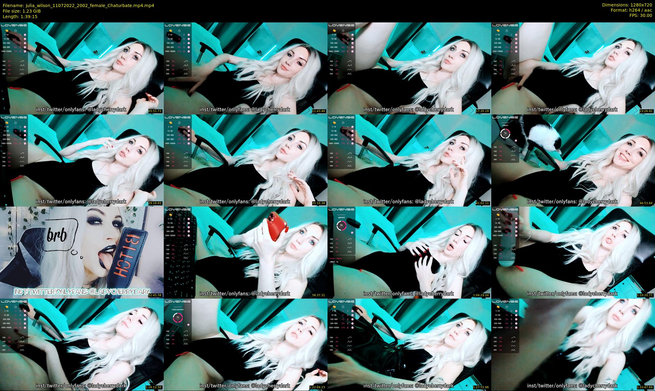 julia_wilson — 100 minute Chaturbate female cam show recording, 720p, Jul 11, 2022