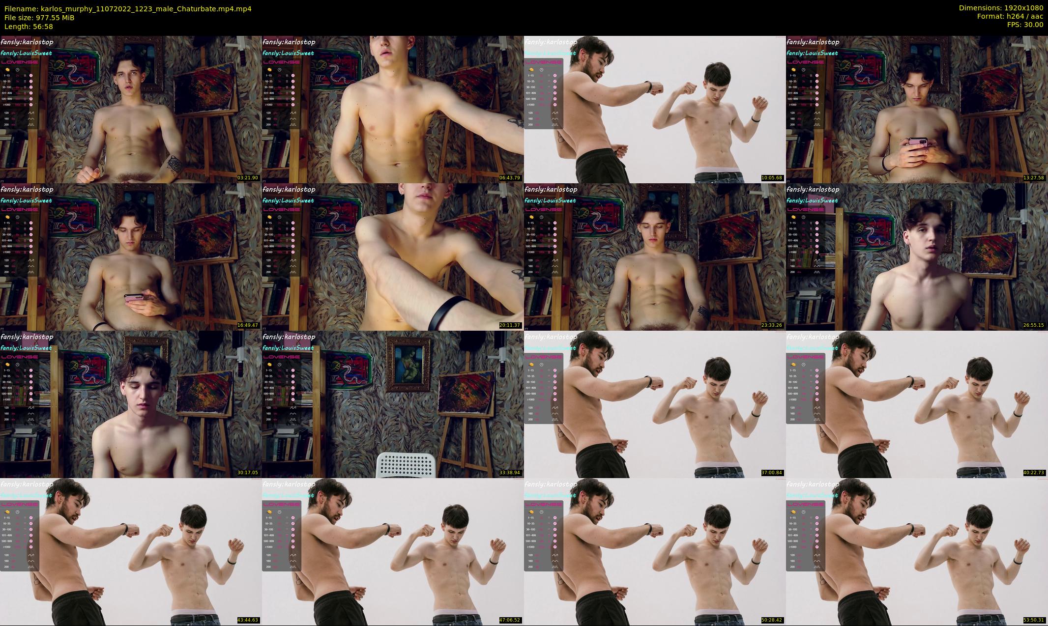 karlos_murphy — 57 minute Chaturbate male cam show recording, 1080p, Jul 11, 2022