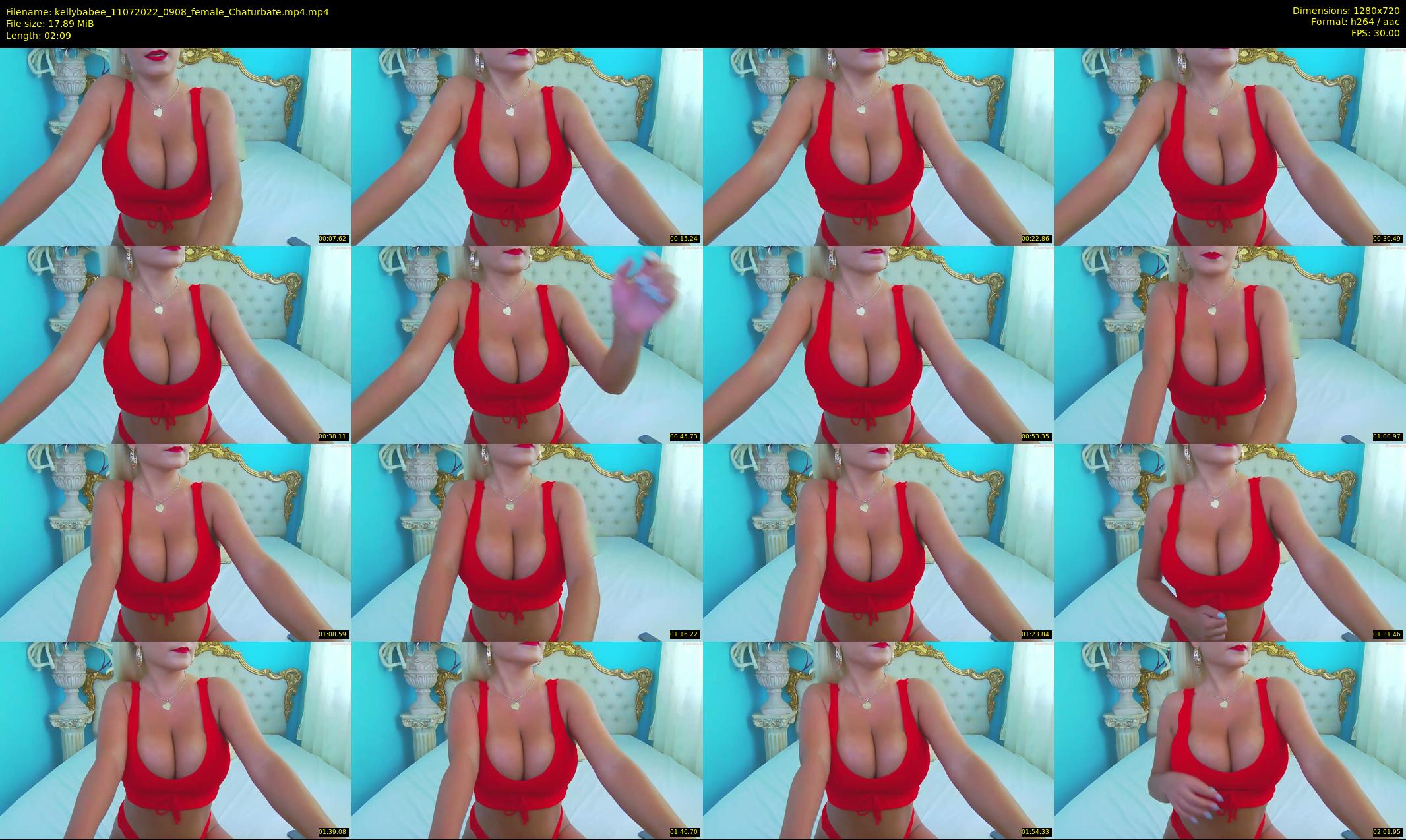 kellybabee — 3 minute Chaturbate female cam show recording, 720p, Jul 11, 2022