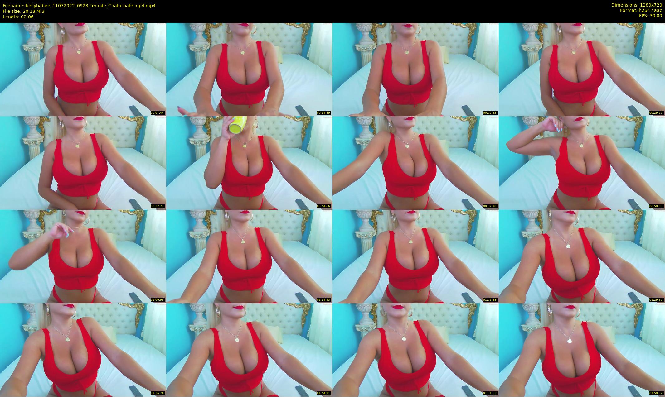 kellybabee — 3 minute Chaturbate female cam show recording, 720p, Jul 11, 2022
