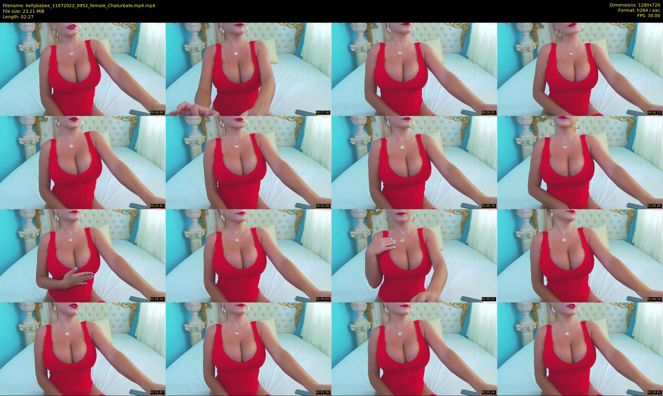 kellybabee — 3 minute Chaturbate female cam show recording, 720p, Jul 11, 2022