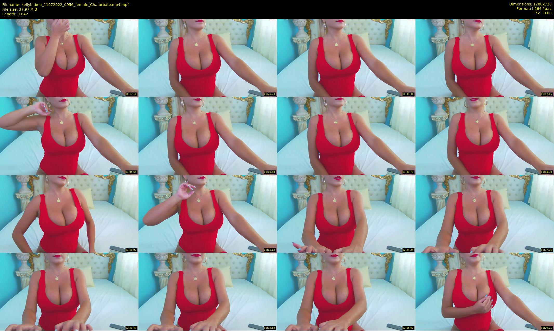 kellybabee — 4 minute Chaturbate female cam show recording, 720p, Jul 11, 2022