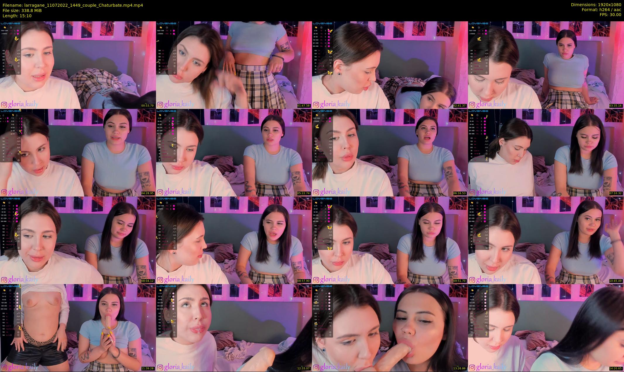 larragane — 16 minute Chaturbate couple cam show recording, 1080p, Jul 11, 2022
