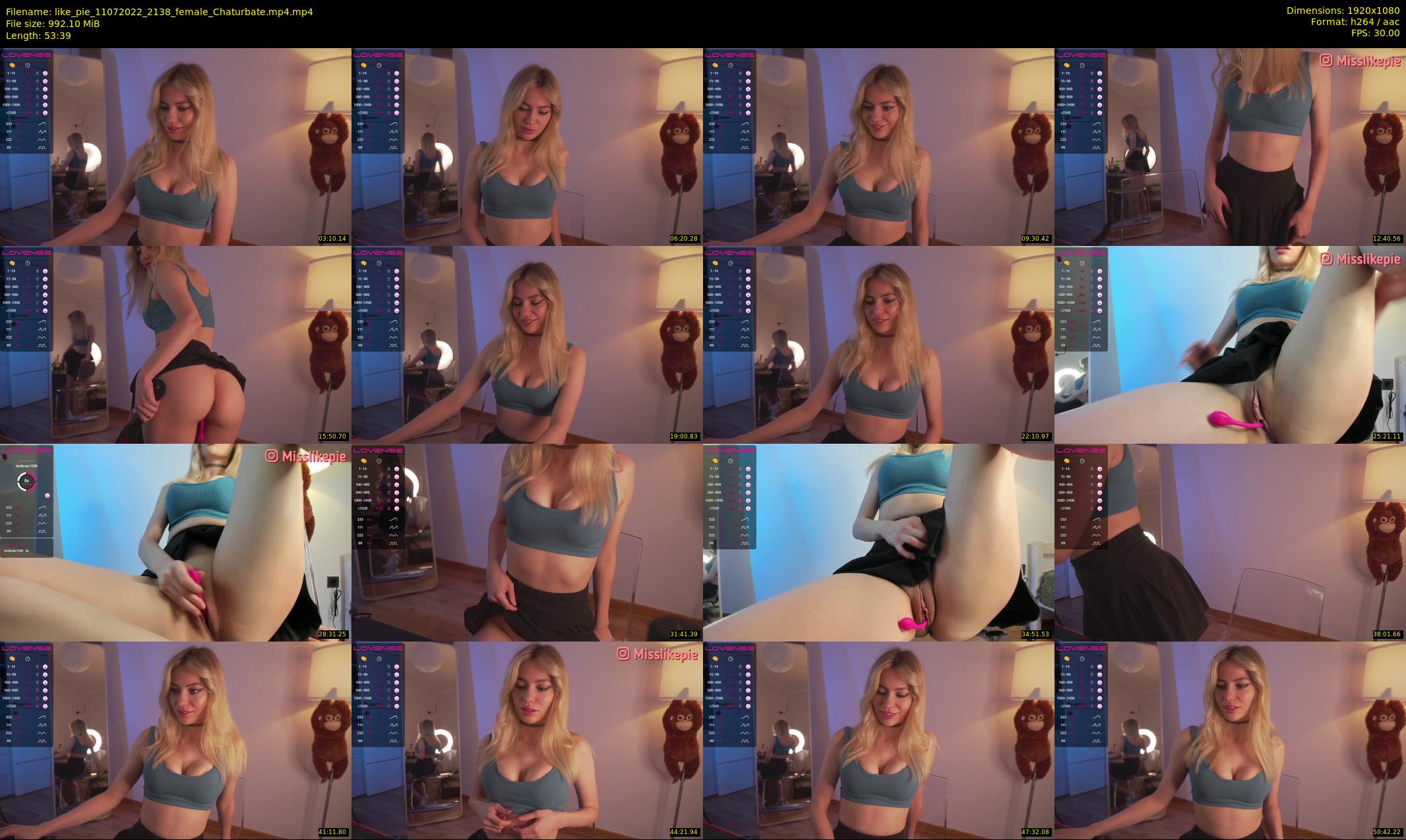 like_pie — 54 minute Chaturbate couple cam show recording, 1080p, Jul 11, 2022