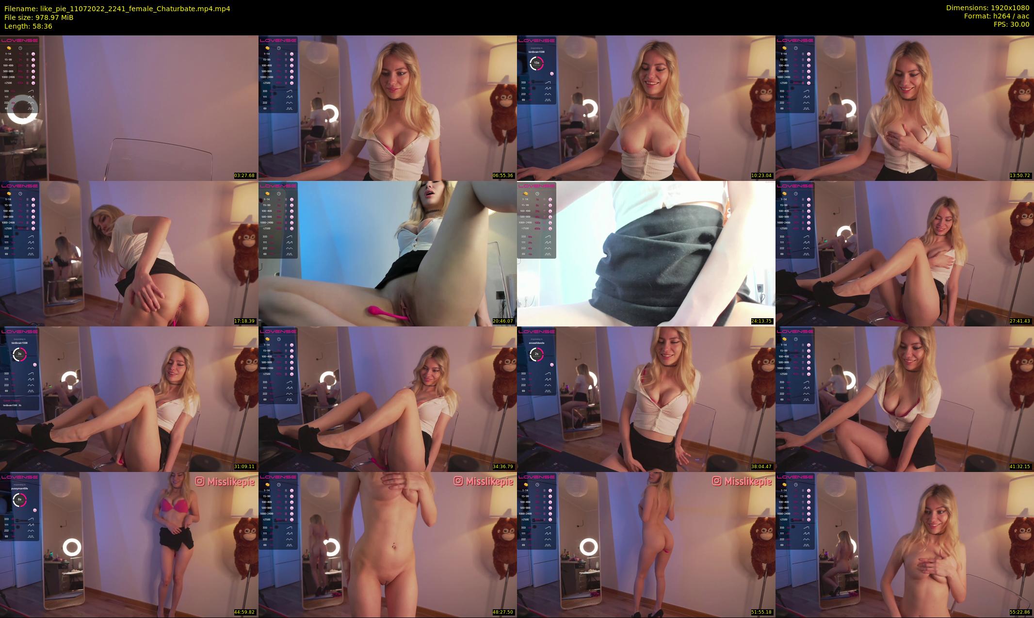 like_pie — 59 minute Chaturbate couple cam show recording, 1080p, Jul 11, 2022