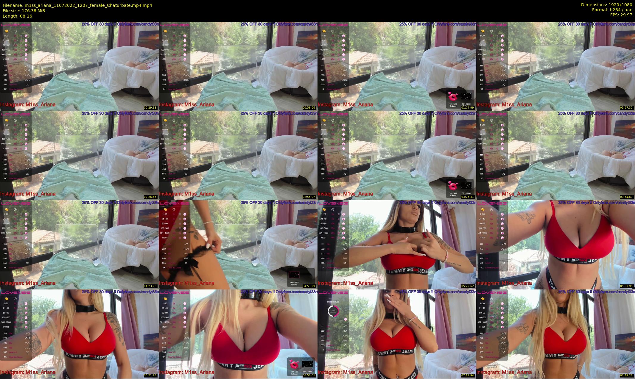 m1ss_ariana — 9 minute Chaturbate female cam show recording, 1080p, Jul 11, 2022