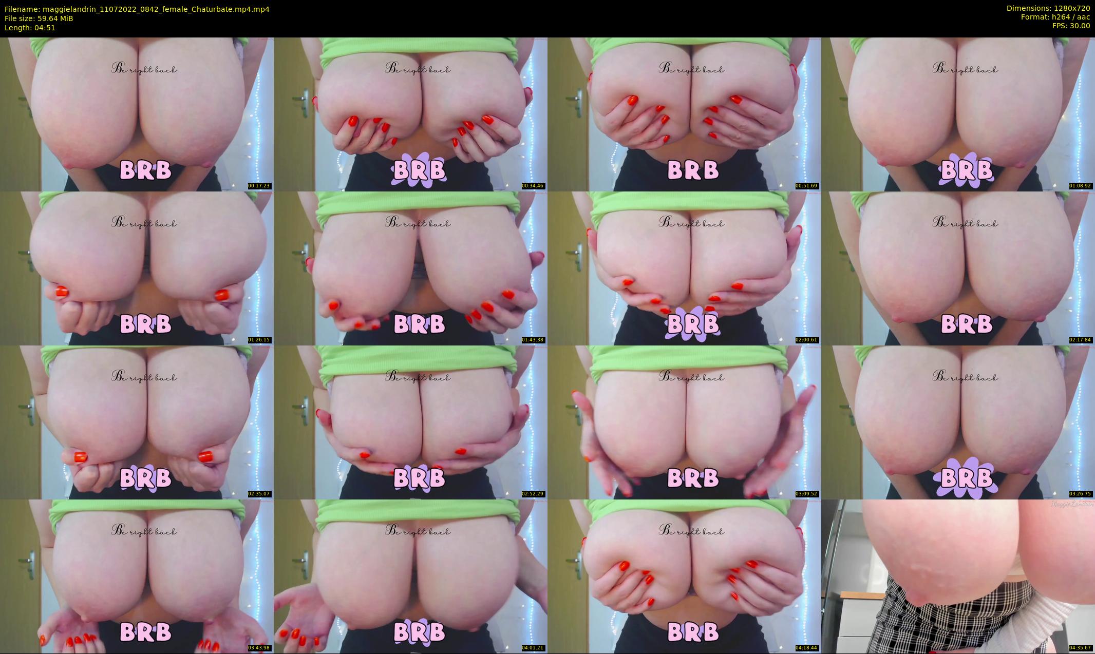 maggielandrin — 5 minute Chaturbate female cam show recording, 720p, Jul 11, 2022